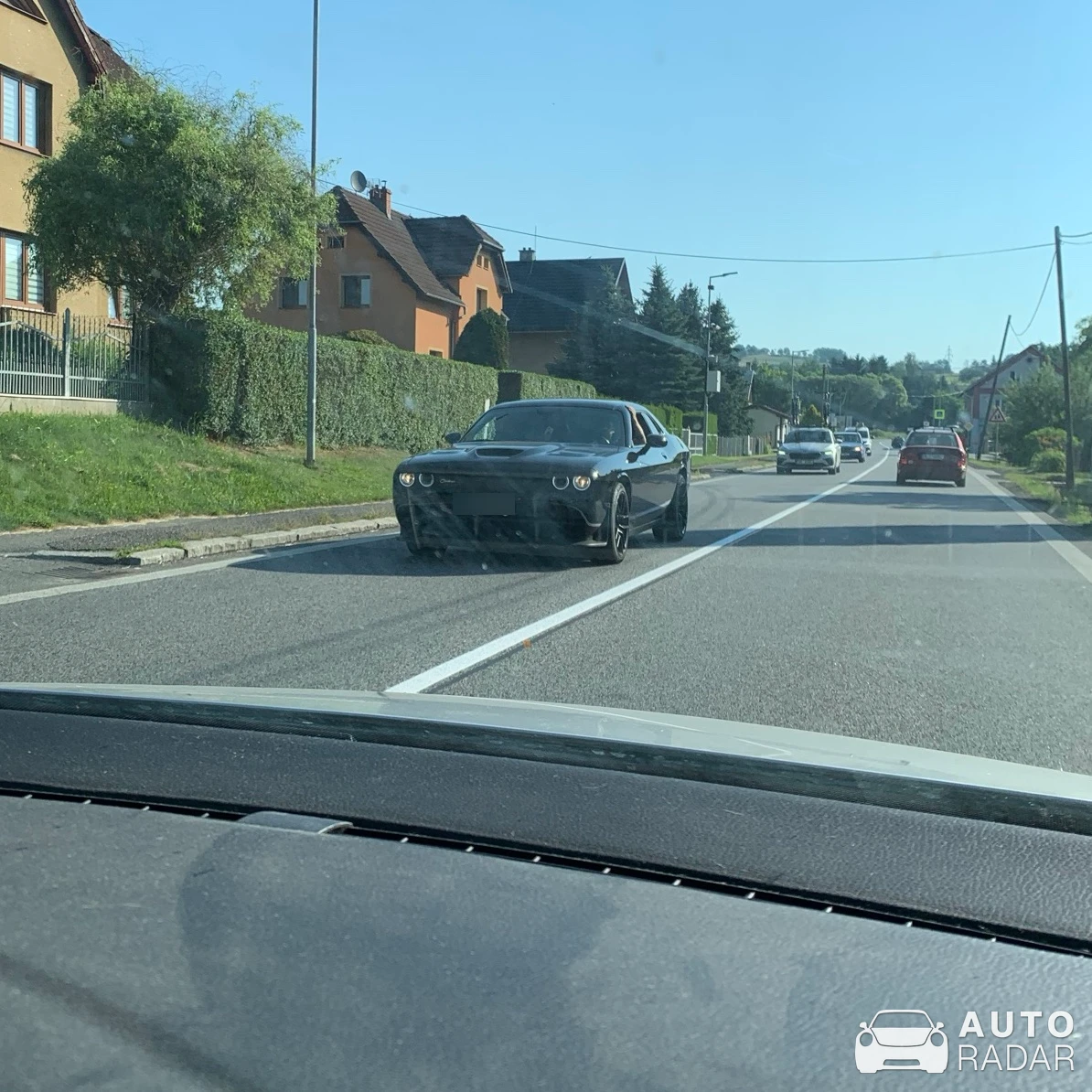 Dodge Challenger SRT Hellcat spotted in Ústí nad Labem