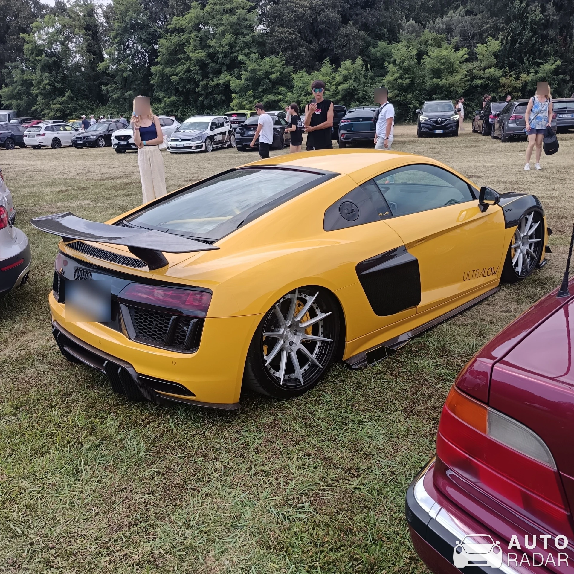 Audi R8 spotted in Monzambano