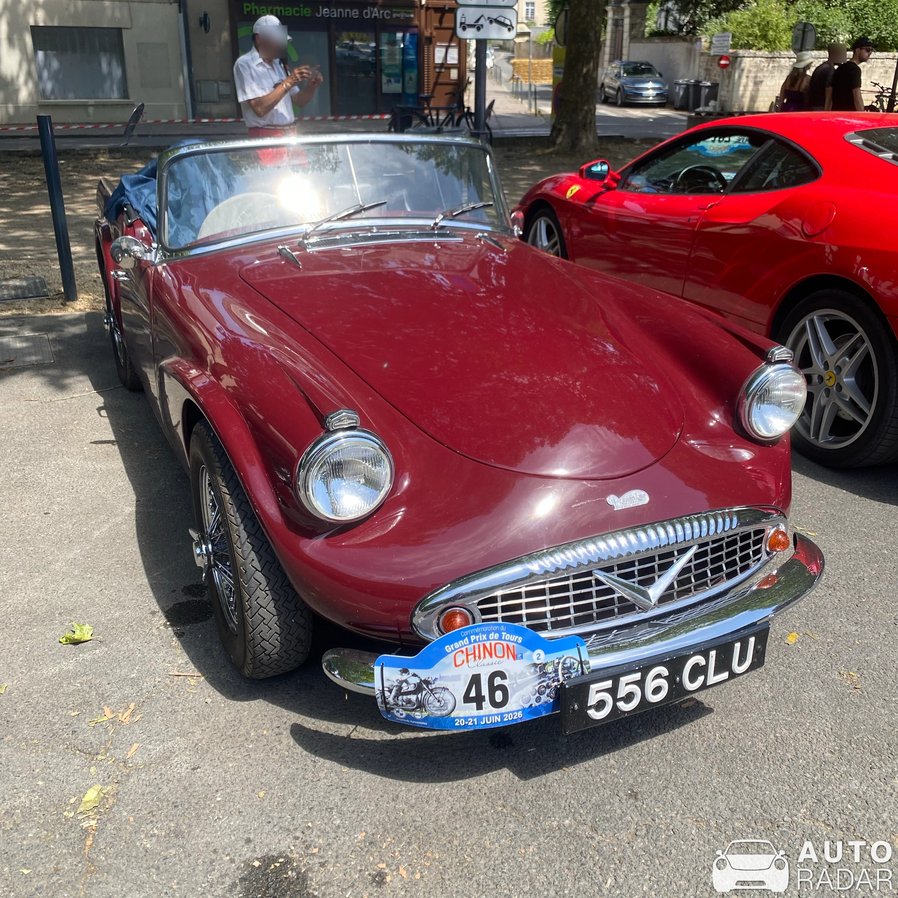 Daimler SP250 spotted in Chinon