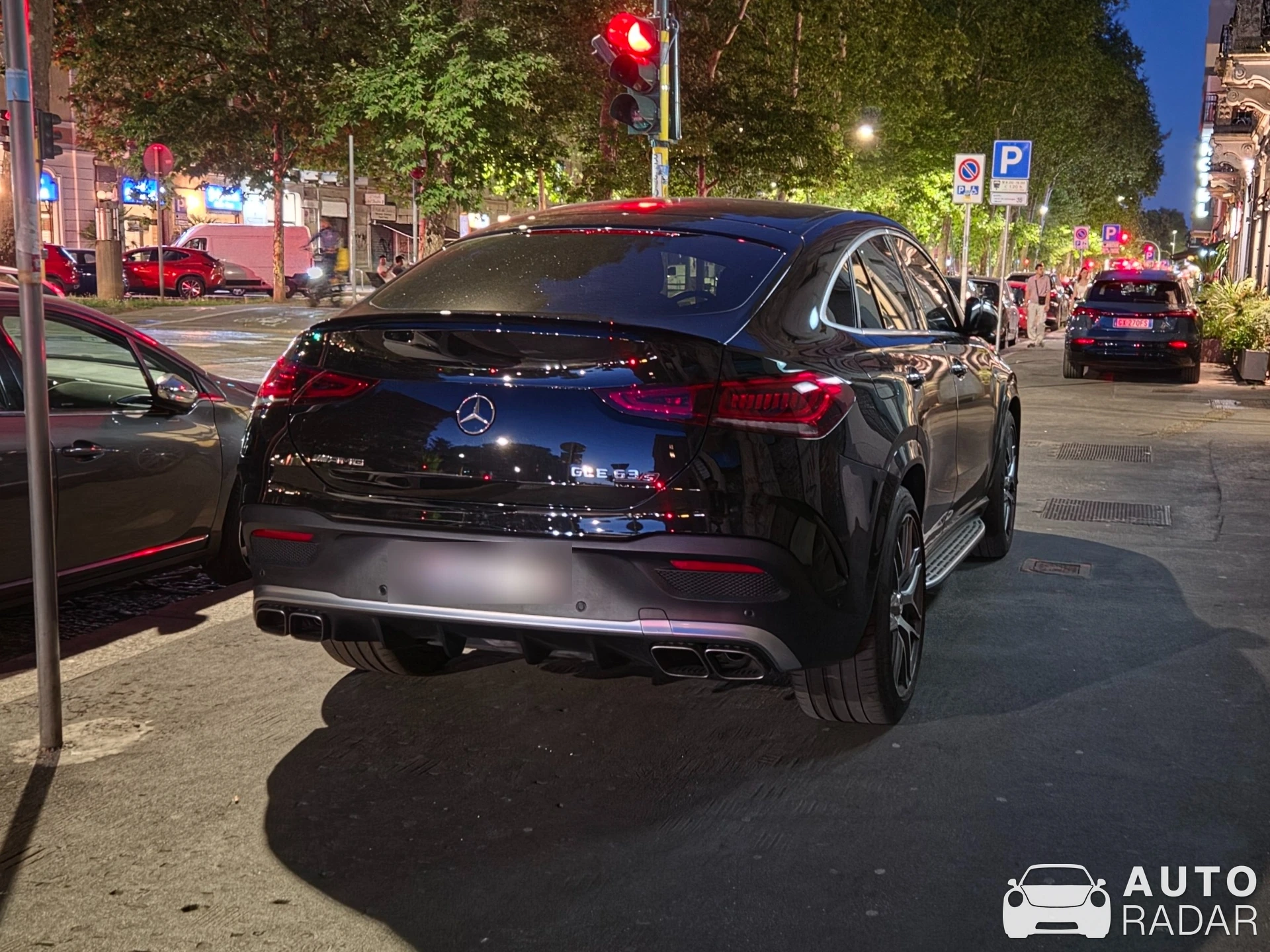 Mercedes-AMG GLE 63 S Coupé spotted in Milano