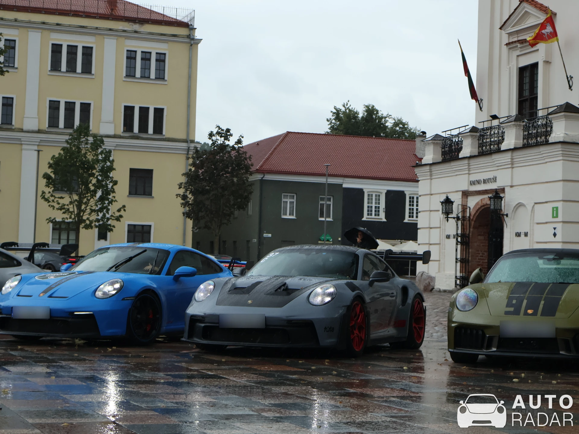 Porsche 992 GT3 RS MkI Weissach Package spotted in Kaunas