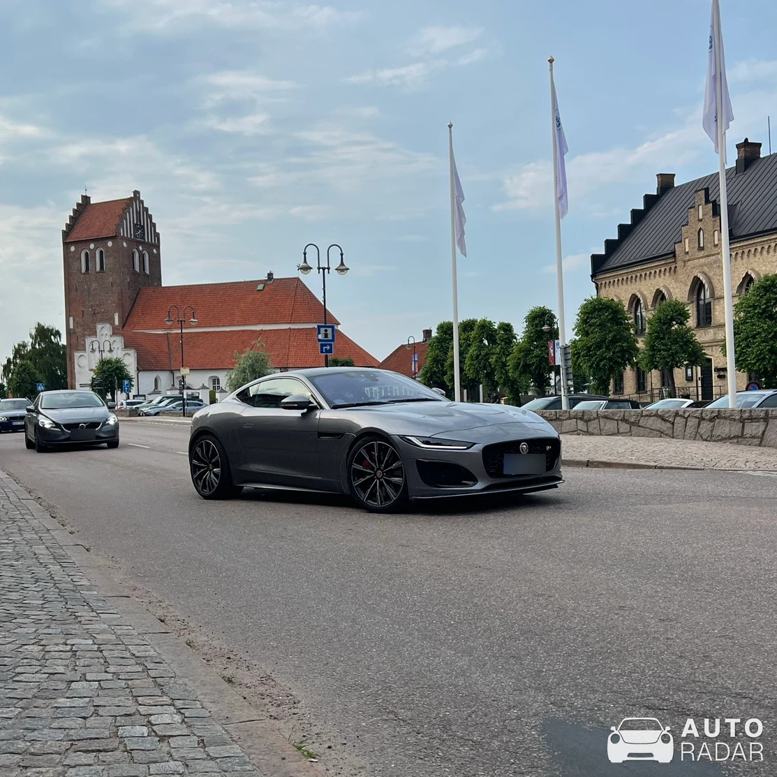 Jaguar F-Type R75 Coupé spotted in Båstad