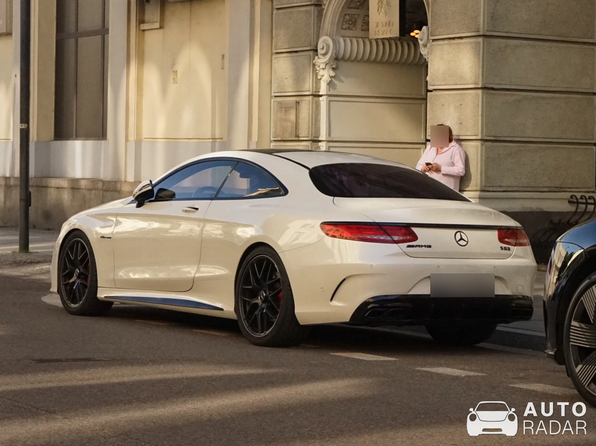 Mercedes-AMG S 63 Coupé C217 spotted in Varsova