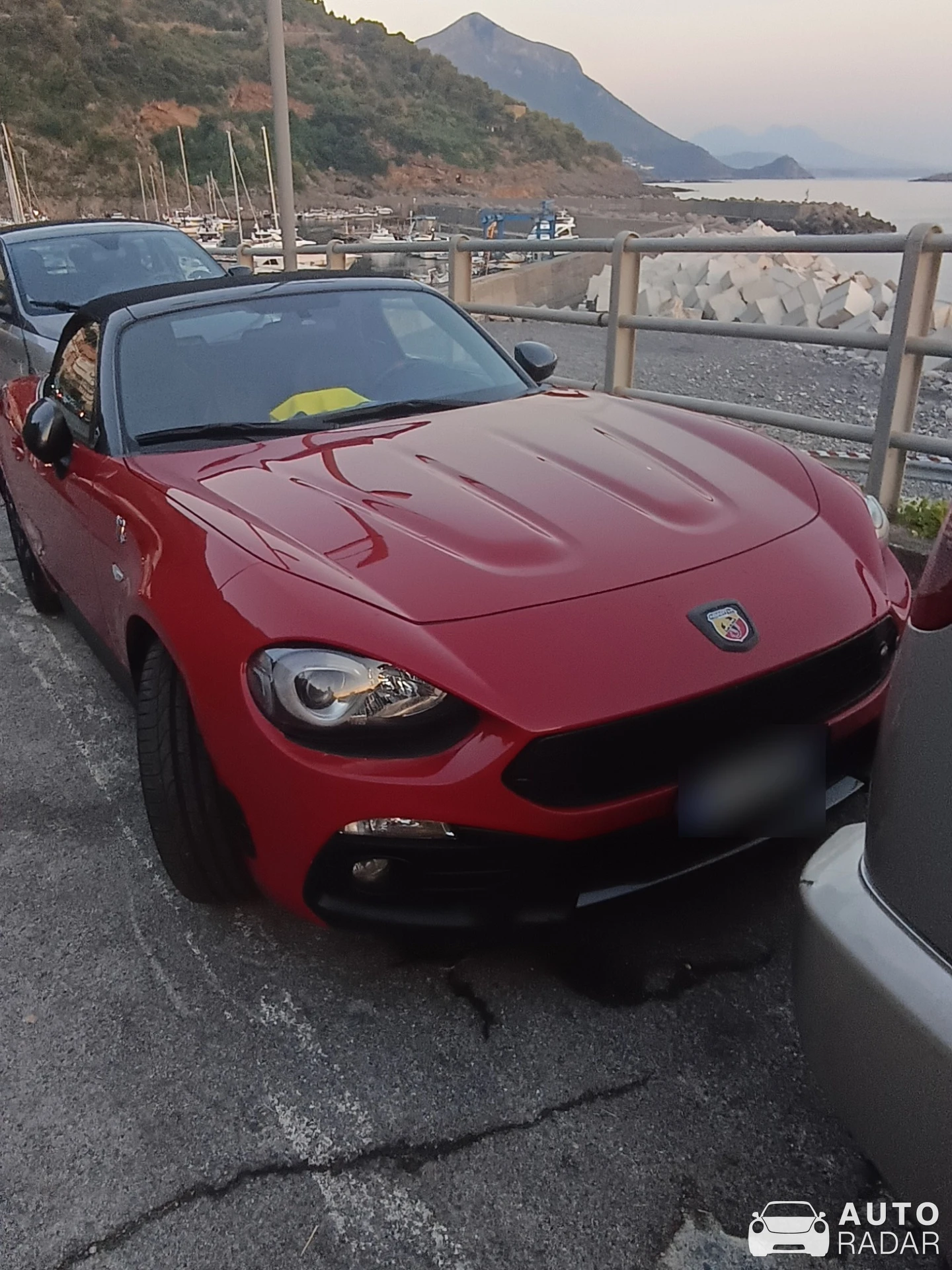Abarth 124 spotted in Maratea