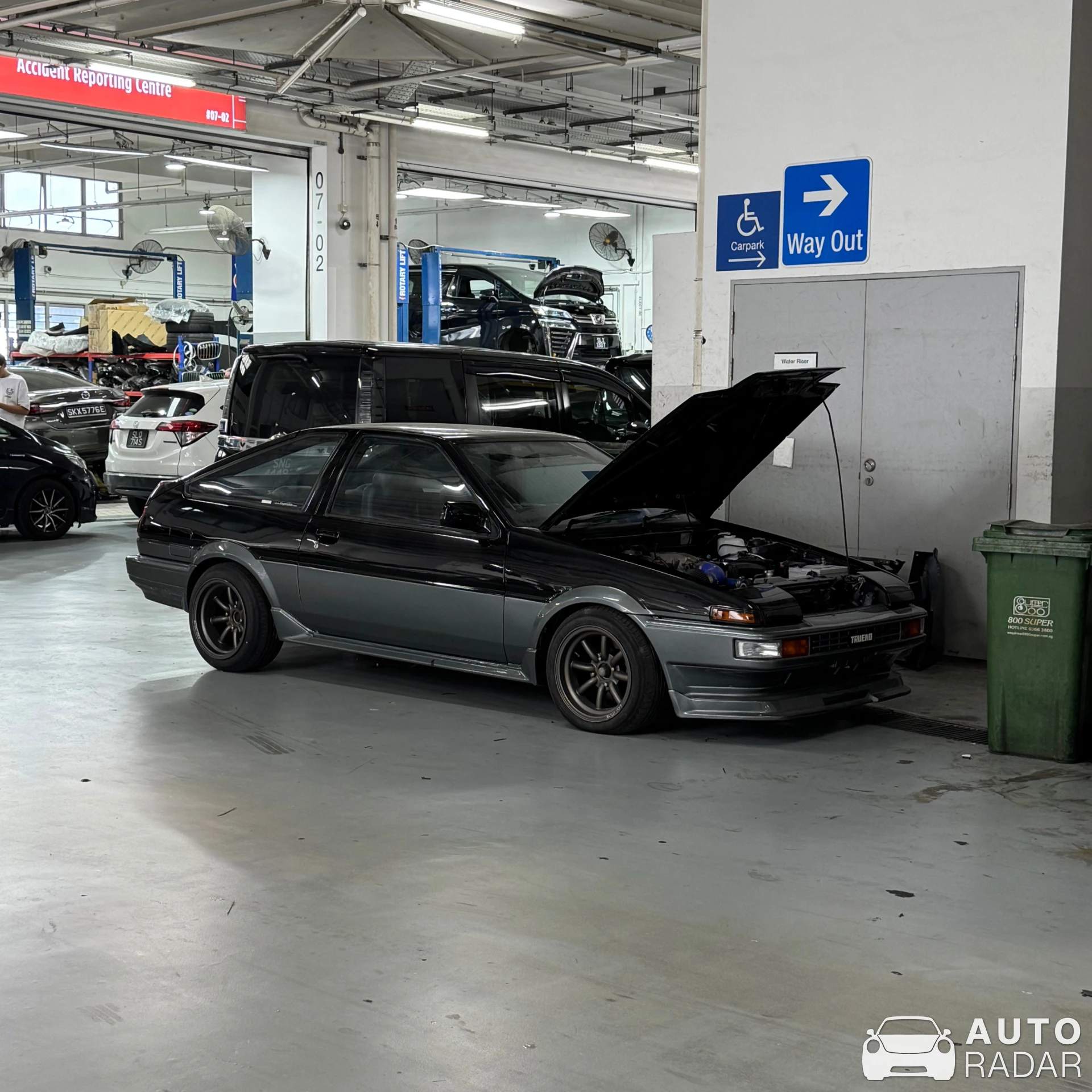 Toyota Sprinter Trueno AE86 spotted in Singapore