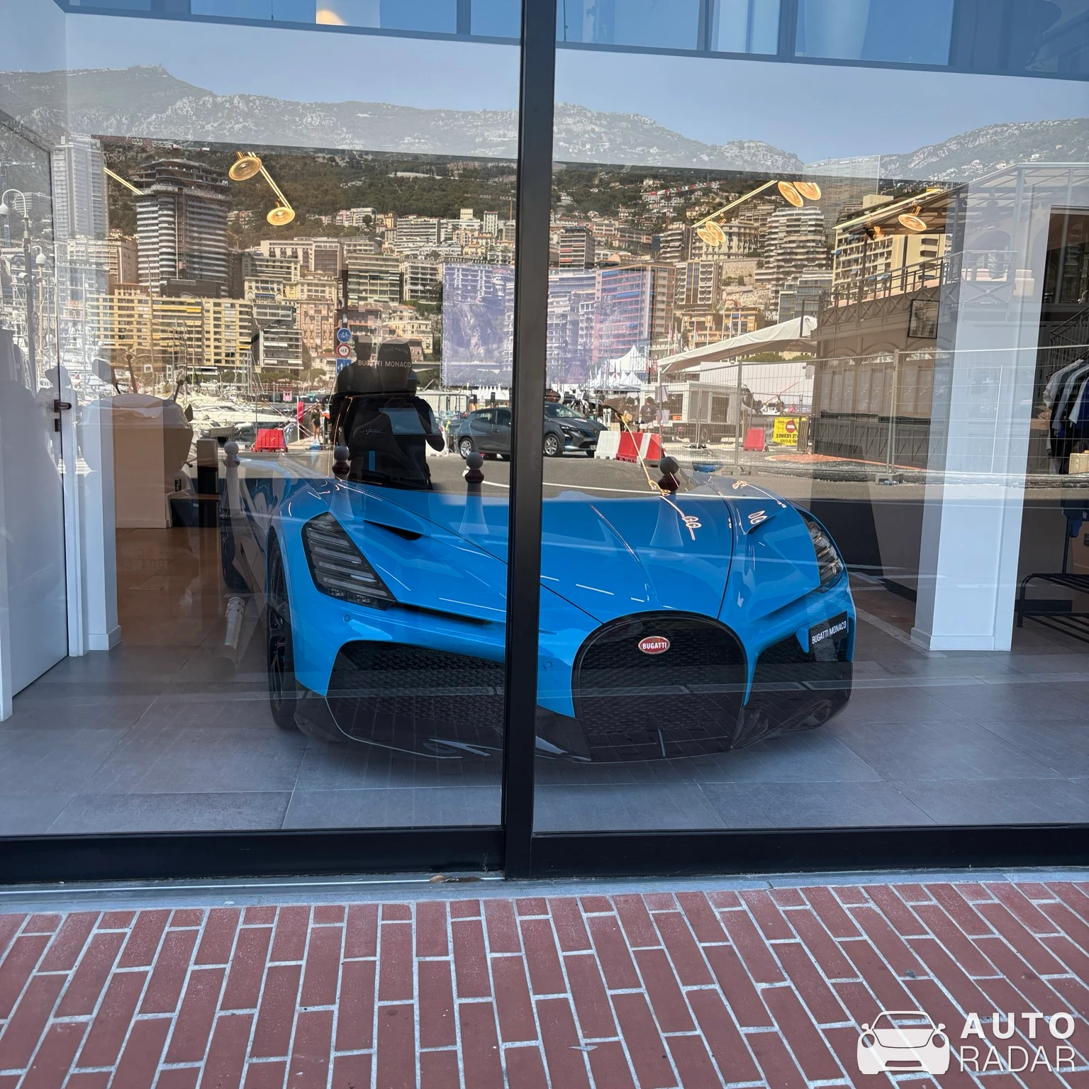 Bugatti W16 Mistral spotted in Monaco