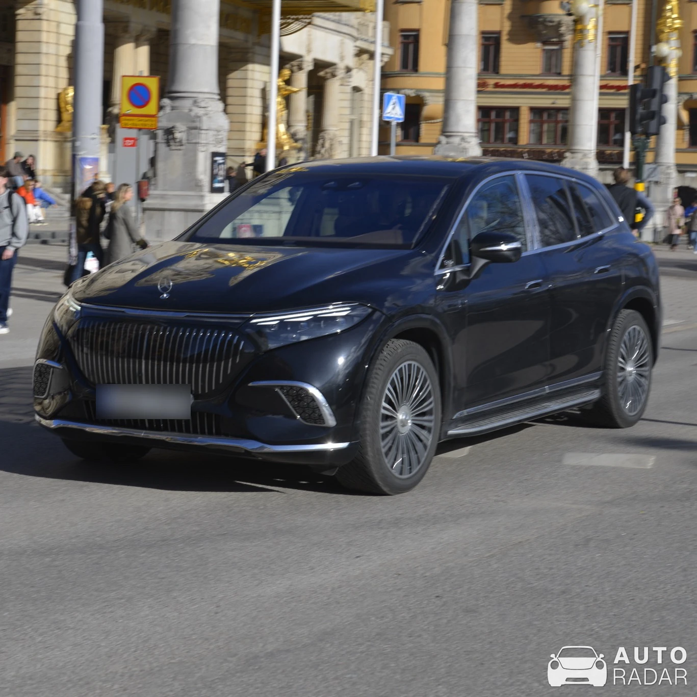 Mercedes-Maybach EQS SUV spotted in Stockholm