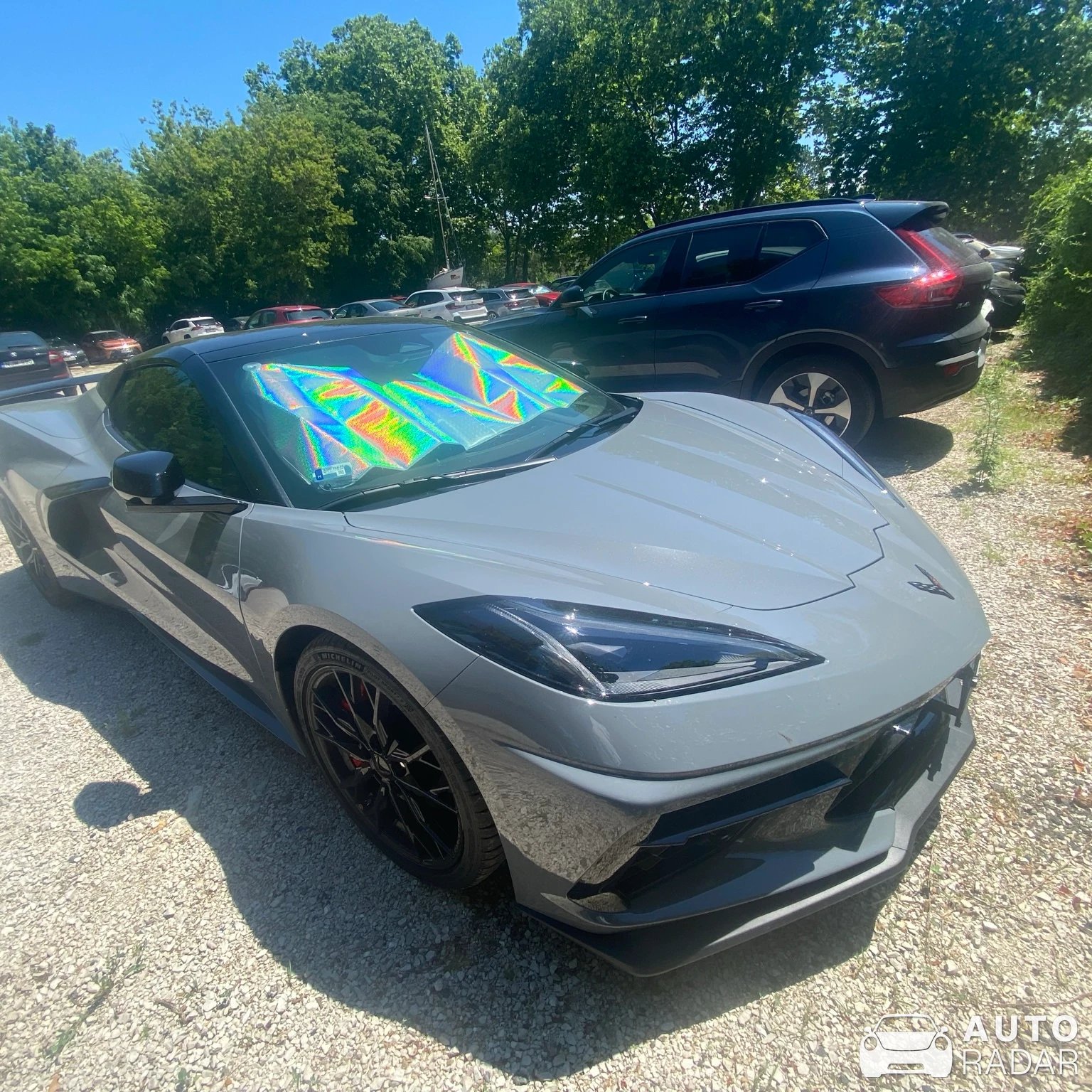 Chevrolet Corvette C8 Stingray spotted in Balatonföldvár