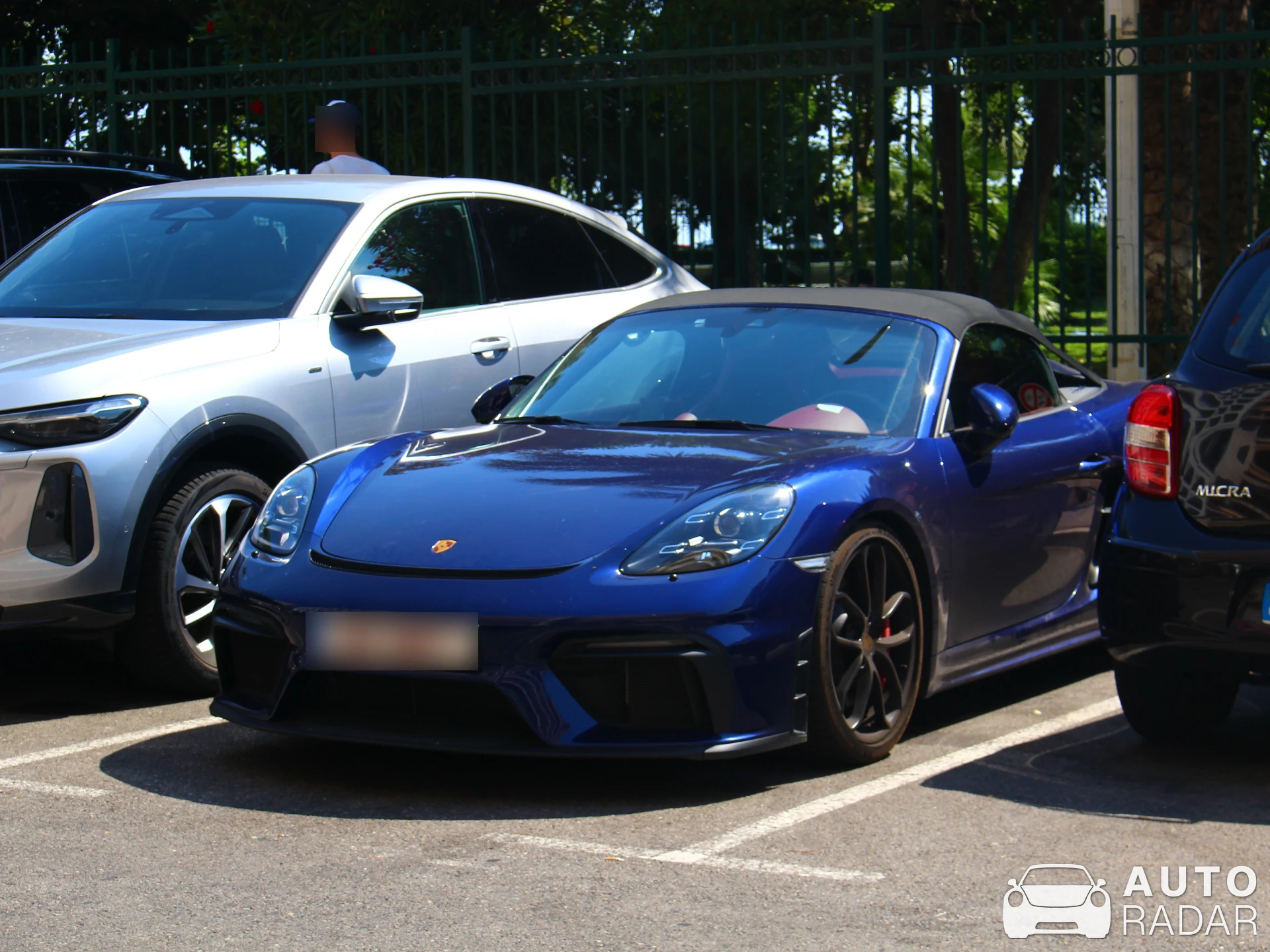 Porsche 718 Spyder spotted in Cannes