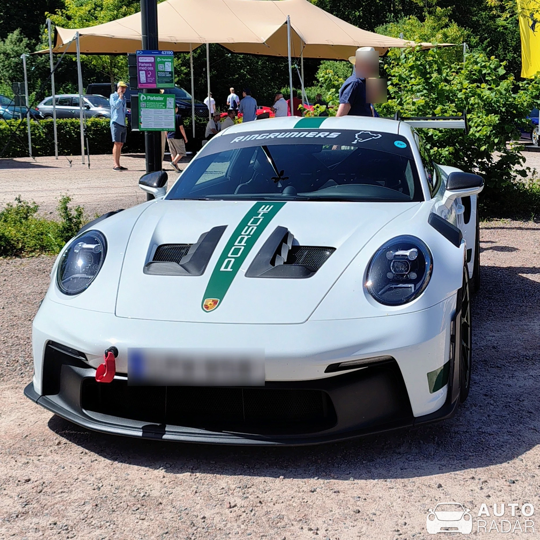 Porsche 992 GT3 RS Tribute to Carrera RS spotted in Båstad