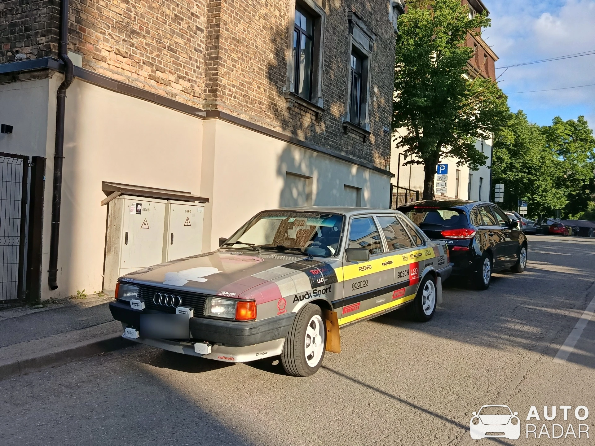 Audi 80 B2 GTE Quattro spotted in Riga