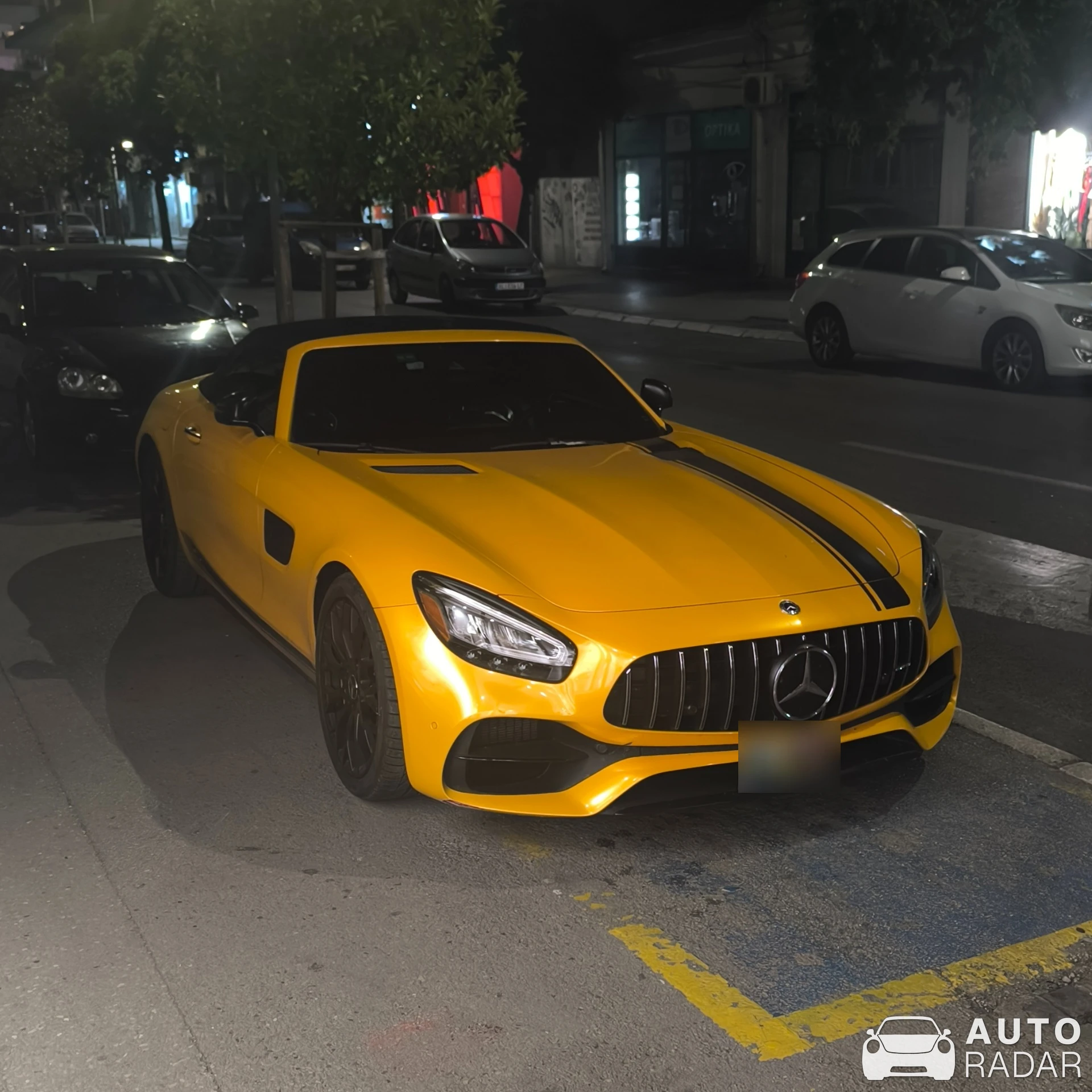 Mercedes-AMG GT C Roadster R190 spotted in Niš