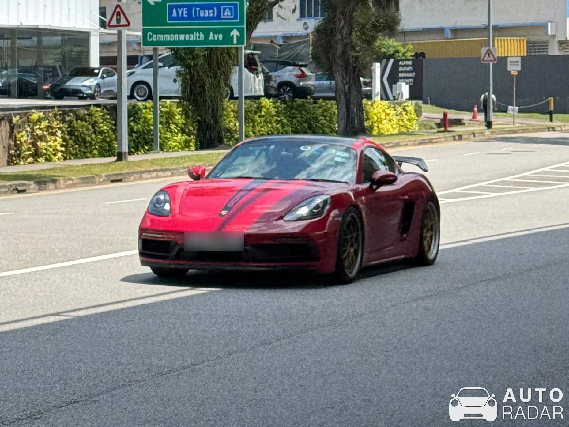 Porsche 718 Cayman GTS spotted in Singapore