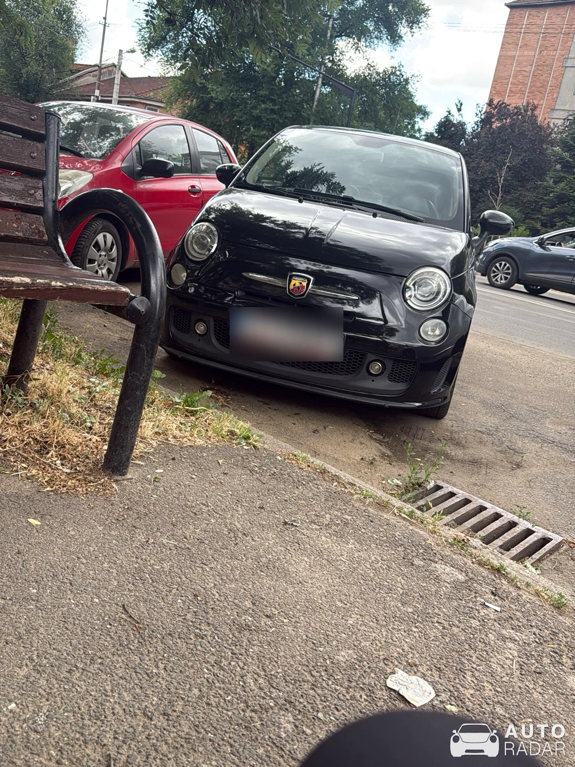 Abarth 595 spotted in Biharia
