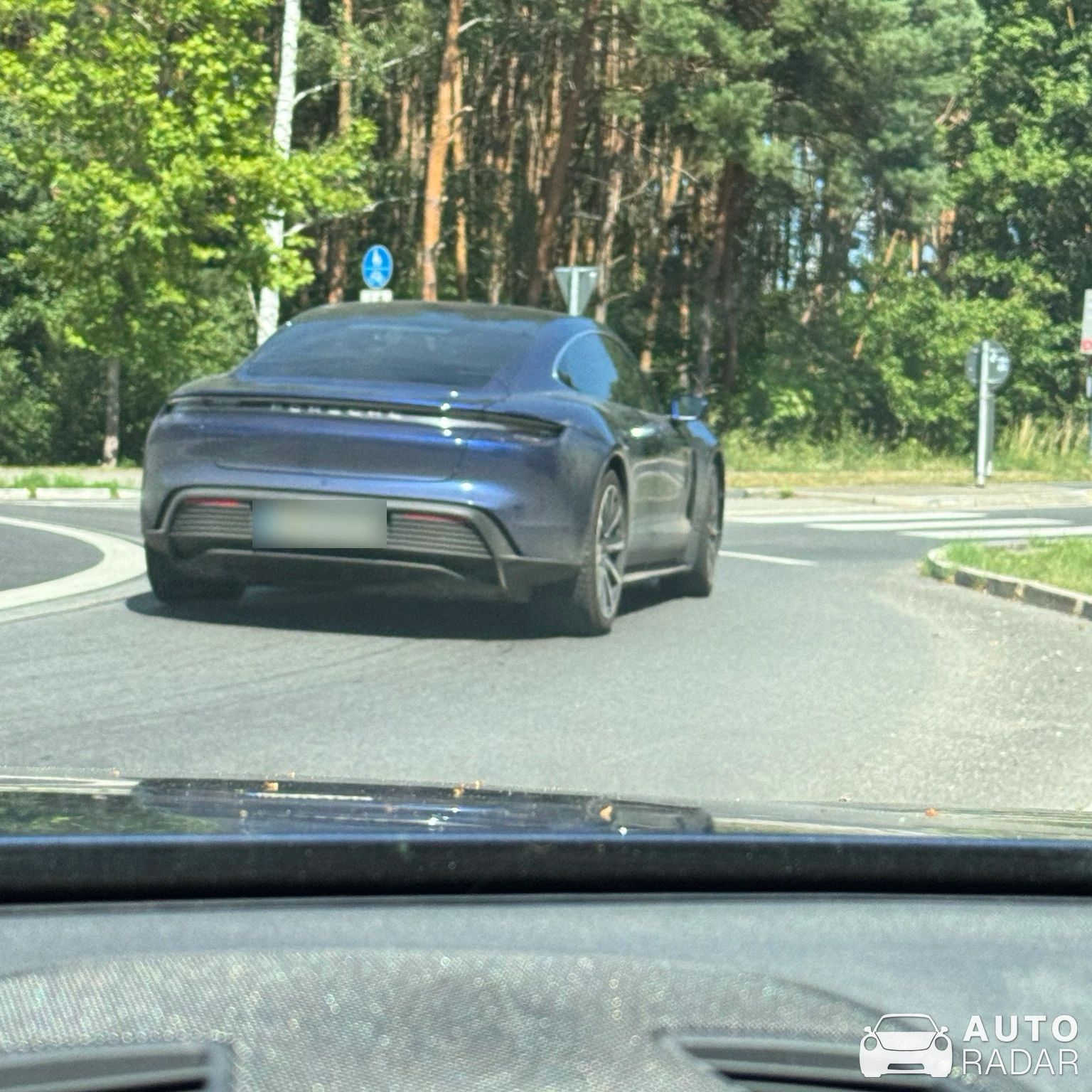 Porsche Taycan spotted in Wandlitz