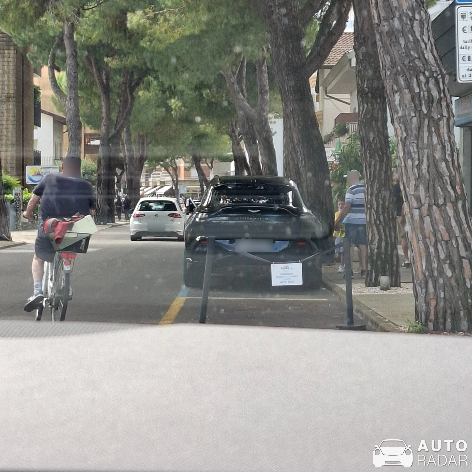 Aston Martin DBX spotted in Bibione
