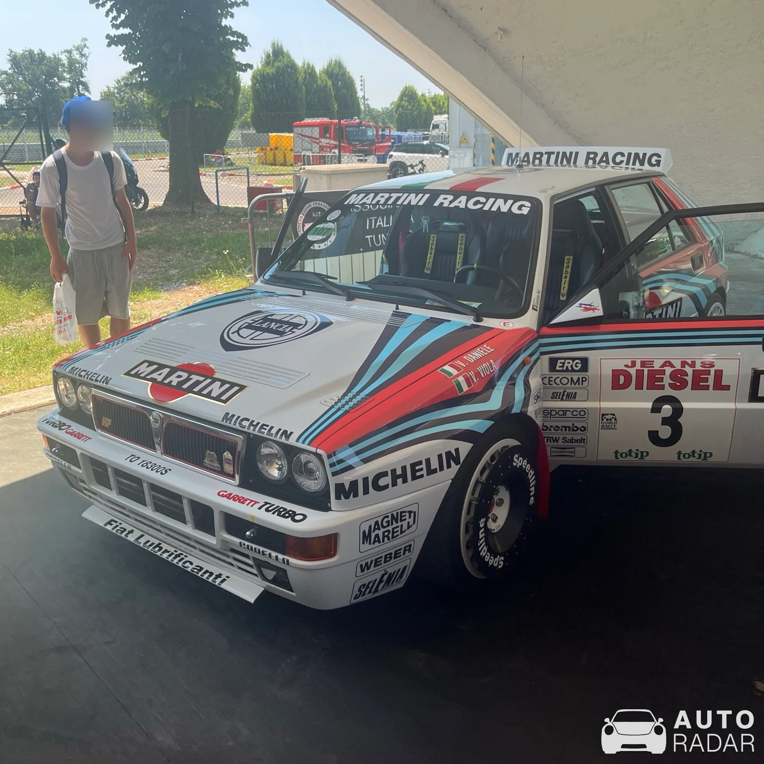 Lancia Delta HF Integrale Evo Martini spotted in Monza