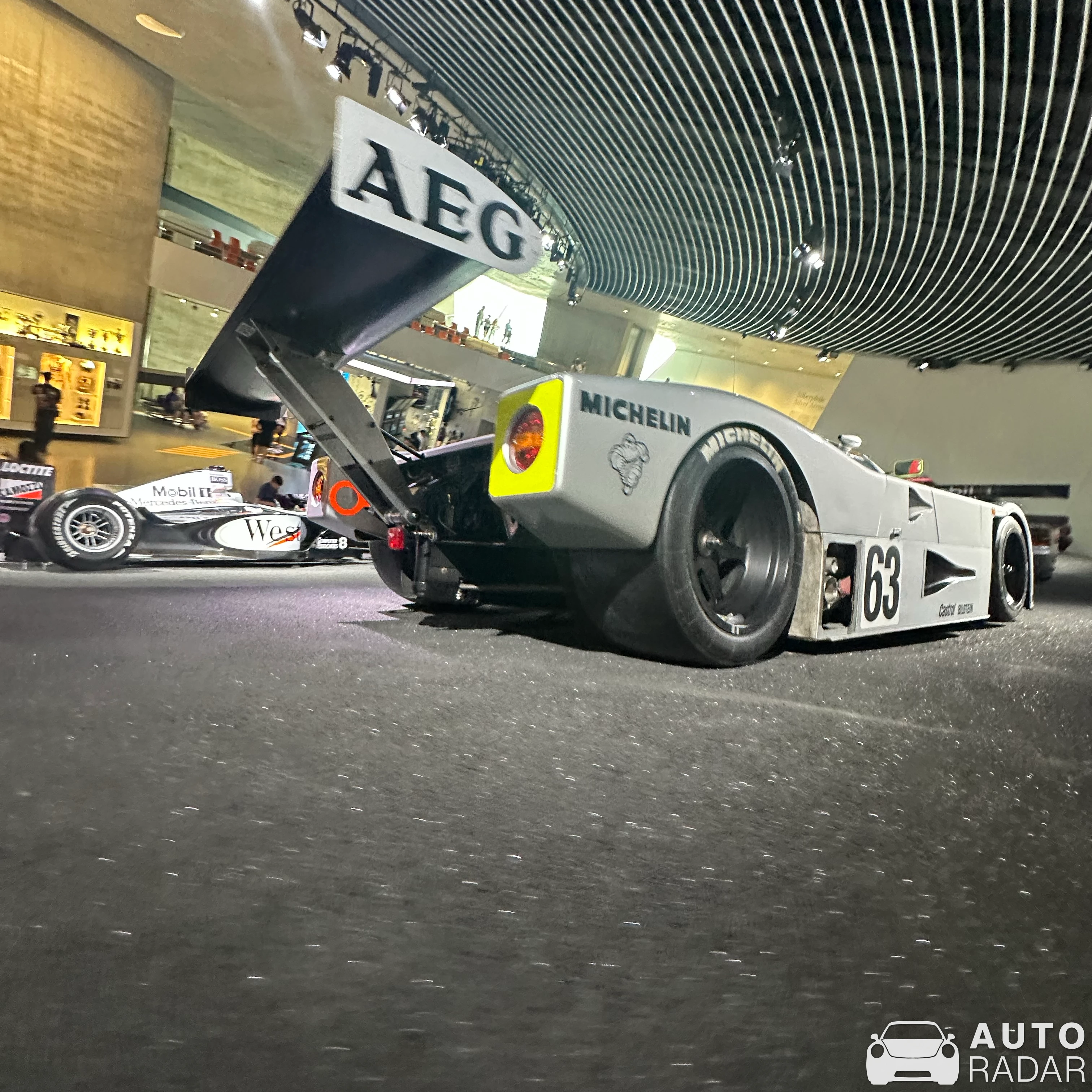 Sauber C9 spotted in Stuttgart