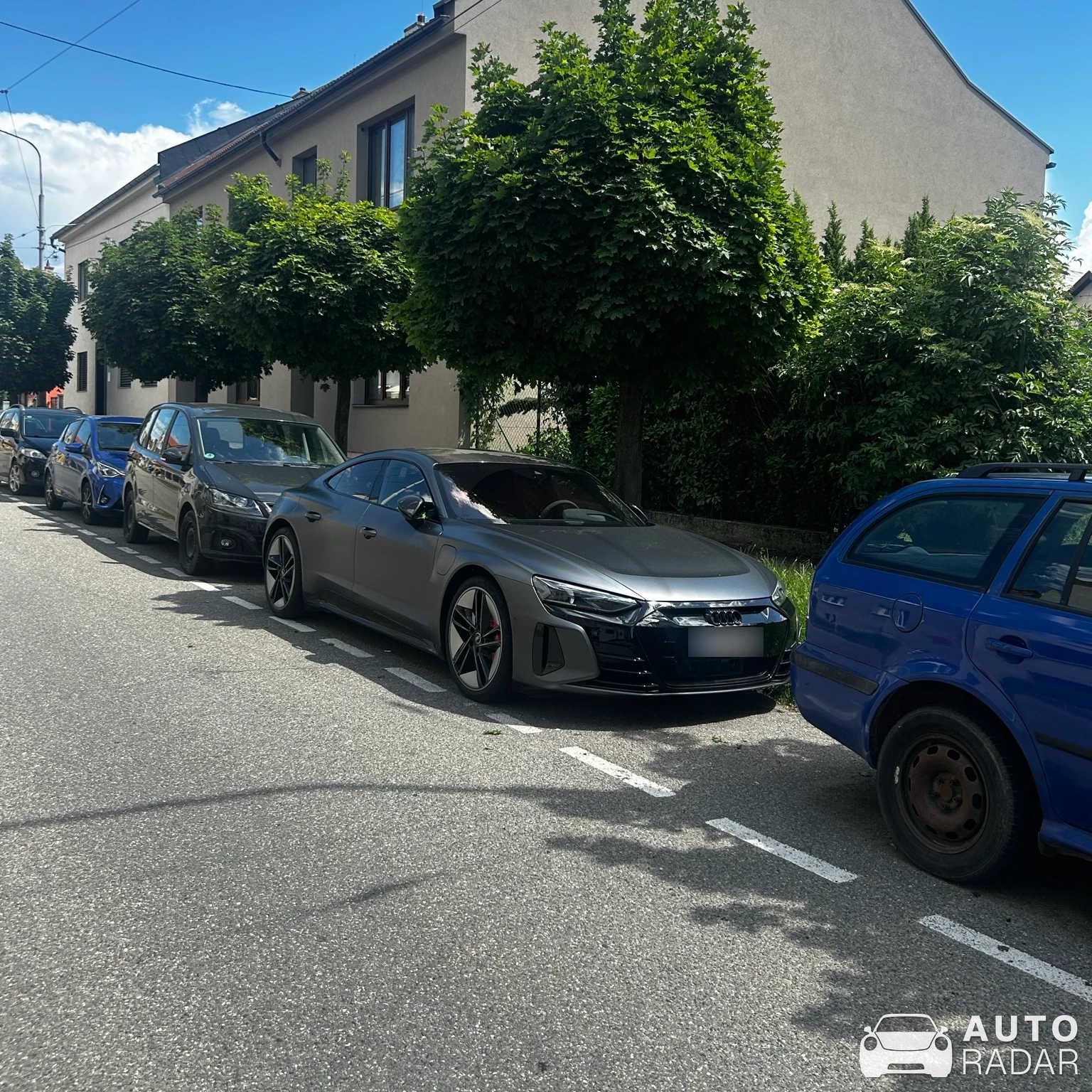 Audi RS E-Tron GT spotted in Zlín