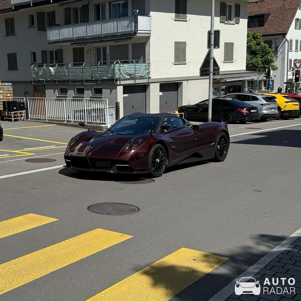 Pagani Huayra Roadster spotted in Altendorf