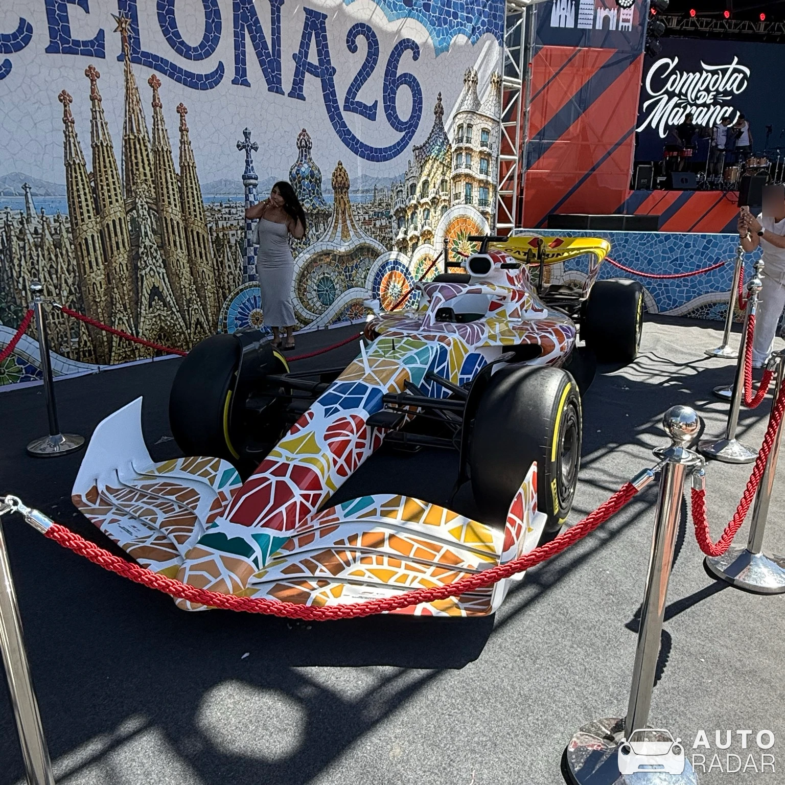 Pirelli 2022 F1 Showcar spotted in Barcelona