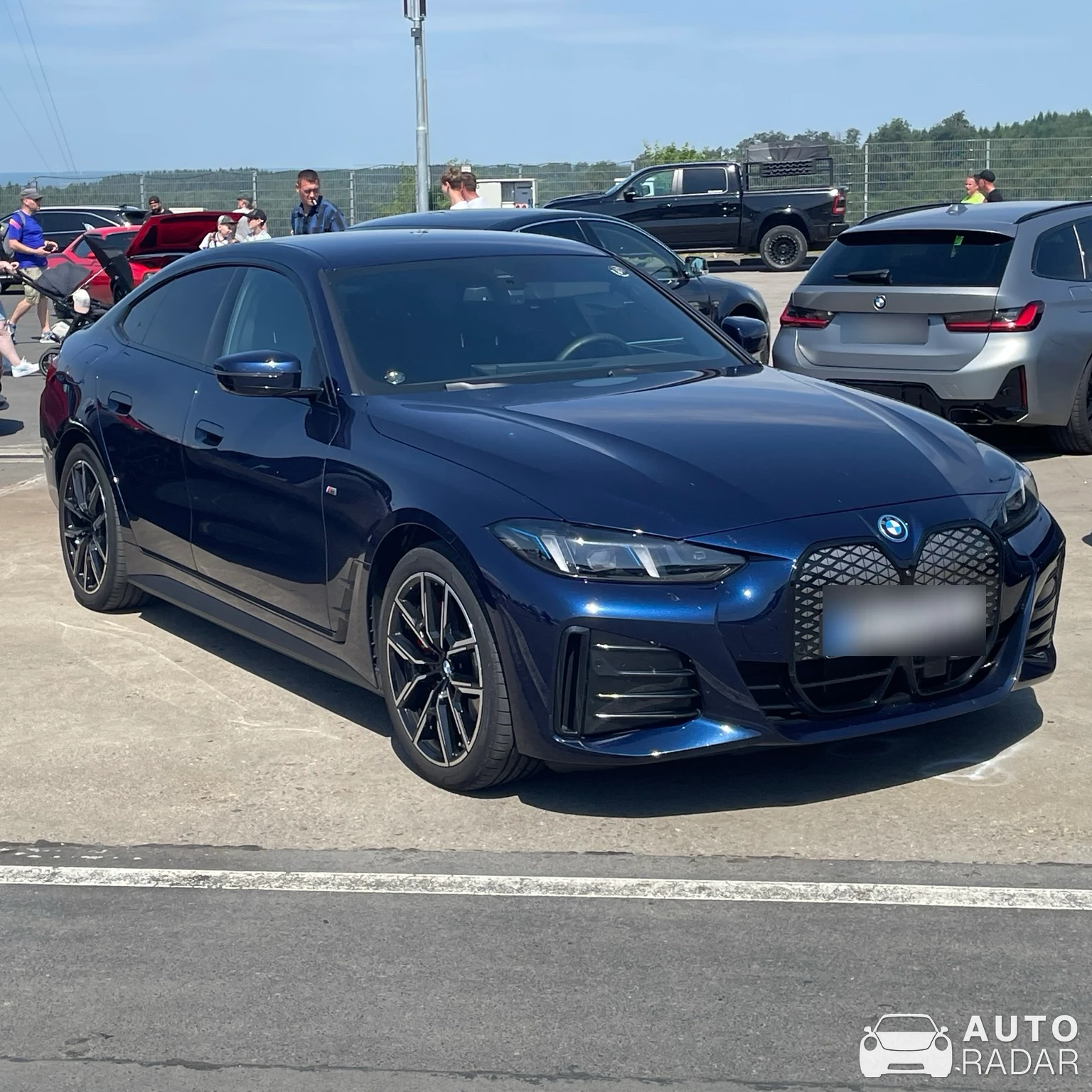 BMW i4 spotted in Nürburg