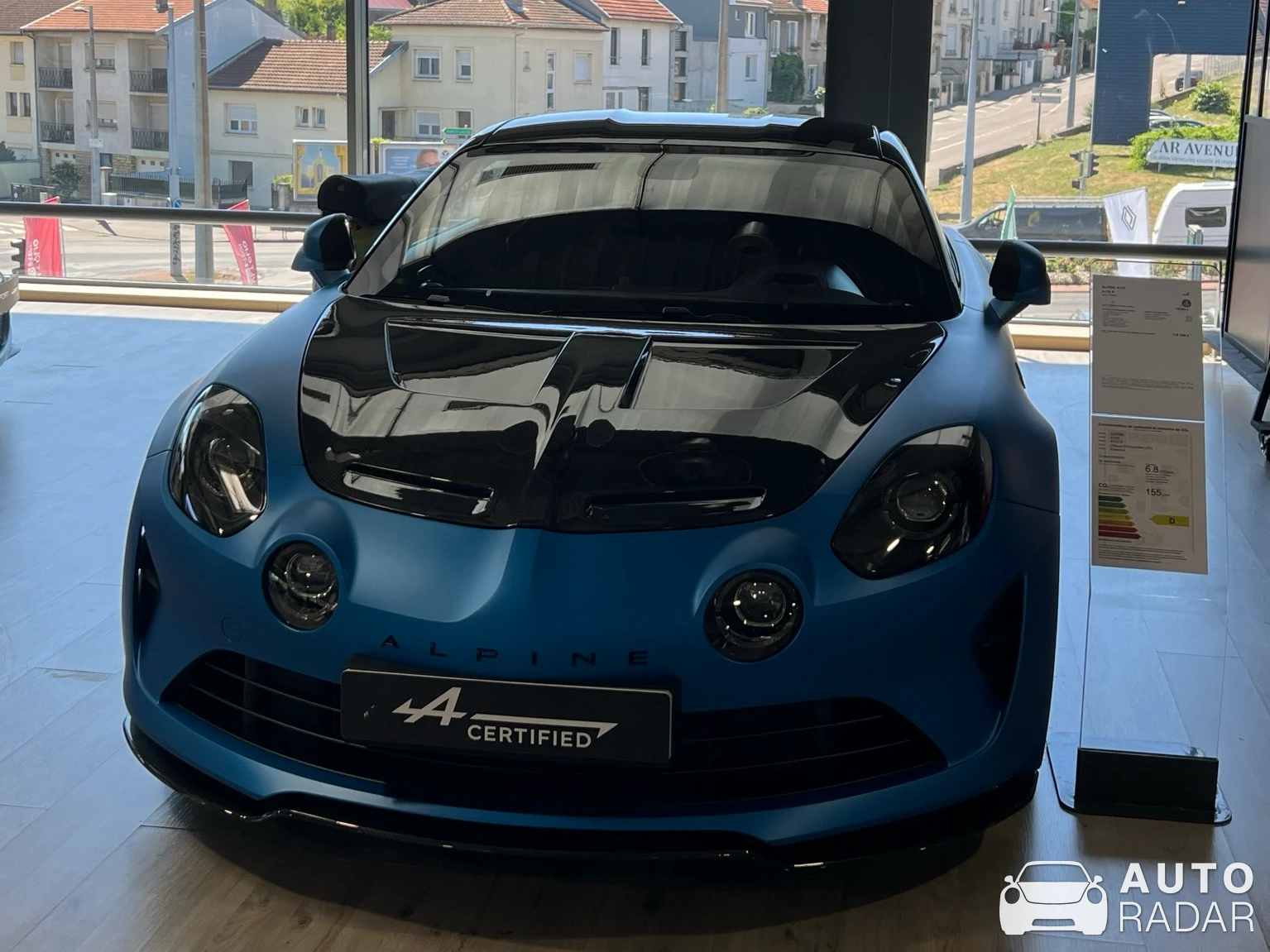 Alpine A110 R spotted in Laxou