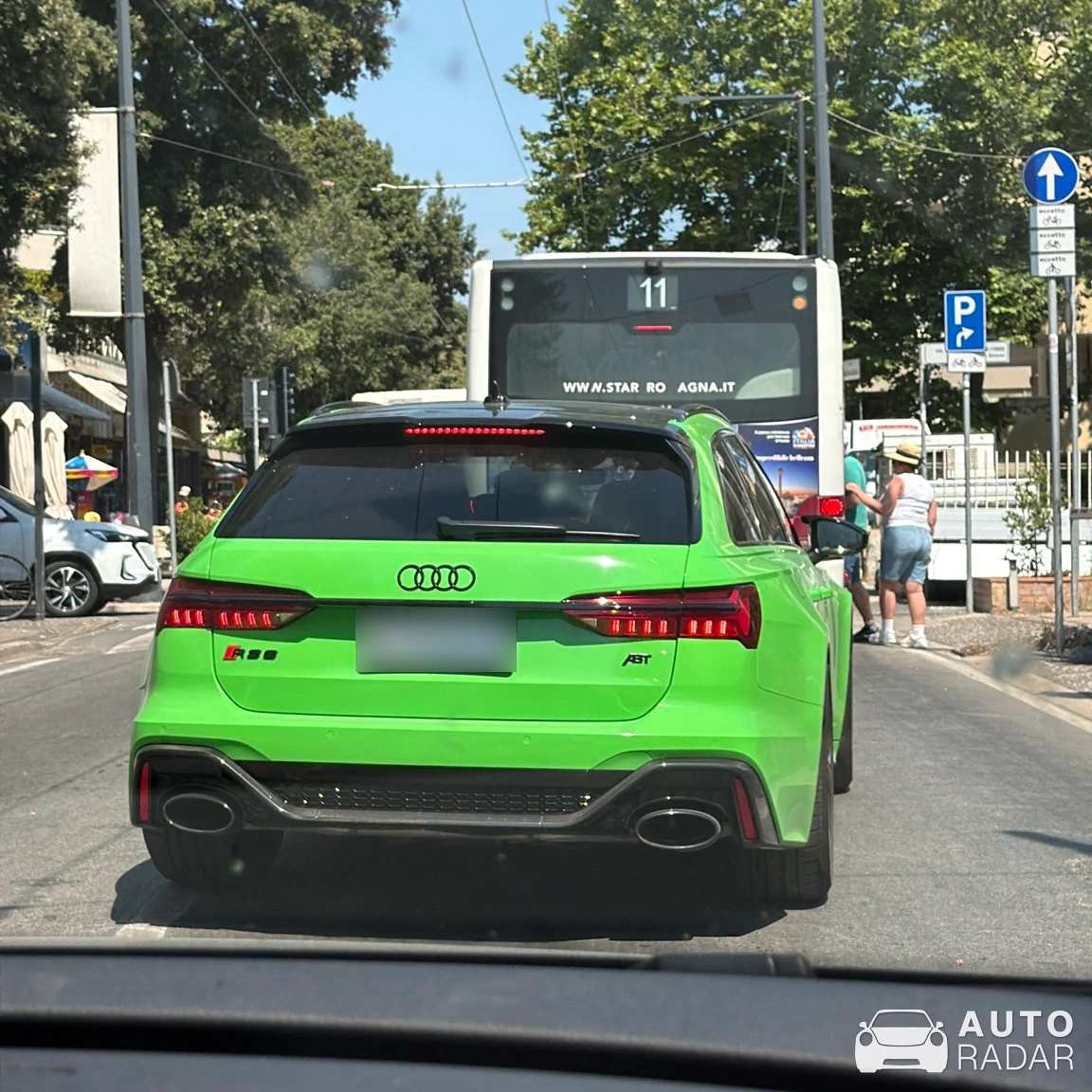 Audi ABT RS6 Avant C8 spotted in Rimini
