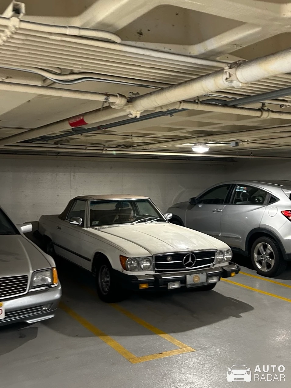 Mercedes-Benz 300SL R107 spotted in Westwood