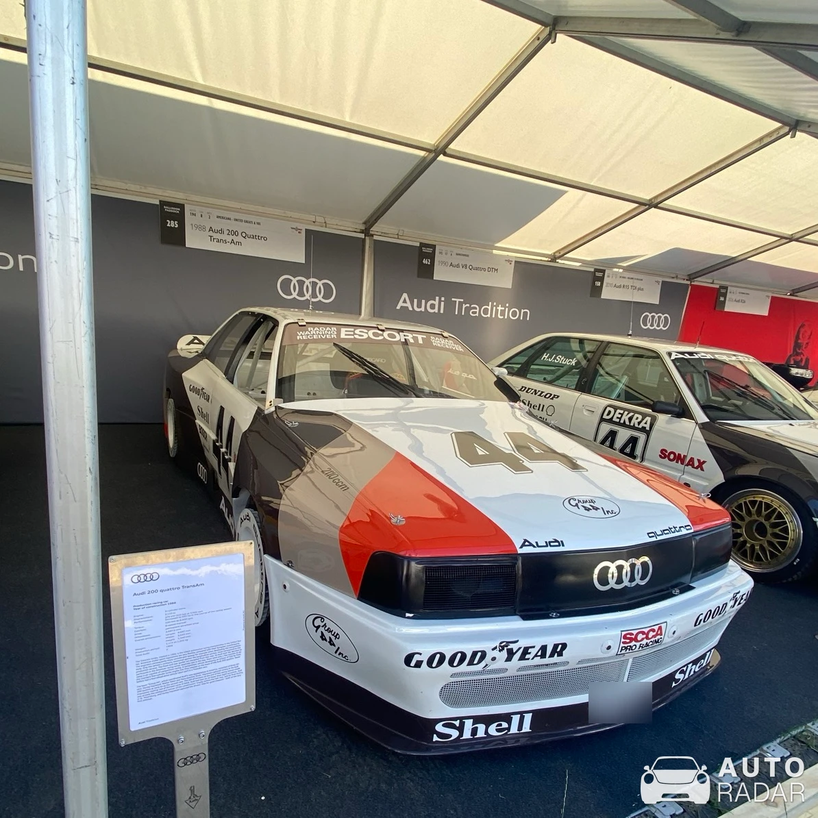 Audi 90 Quattro IMSA GTO spotted in Worthing
