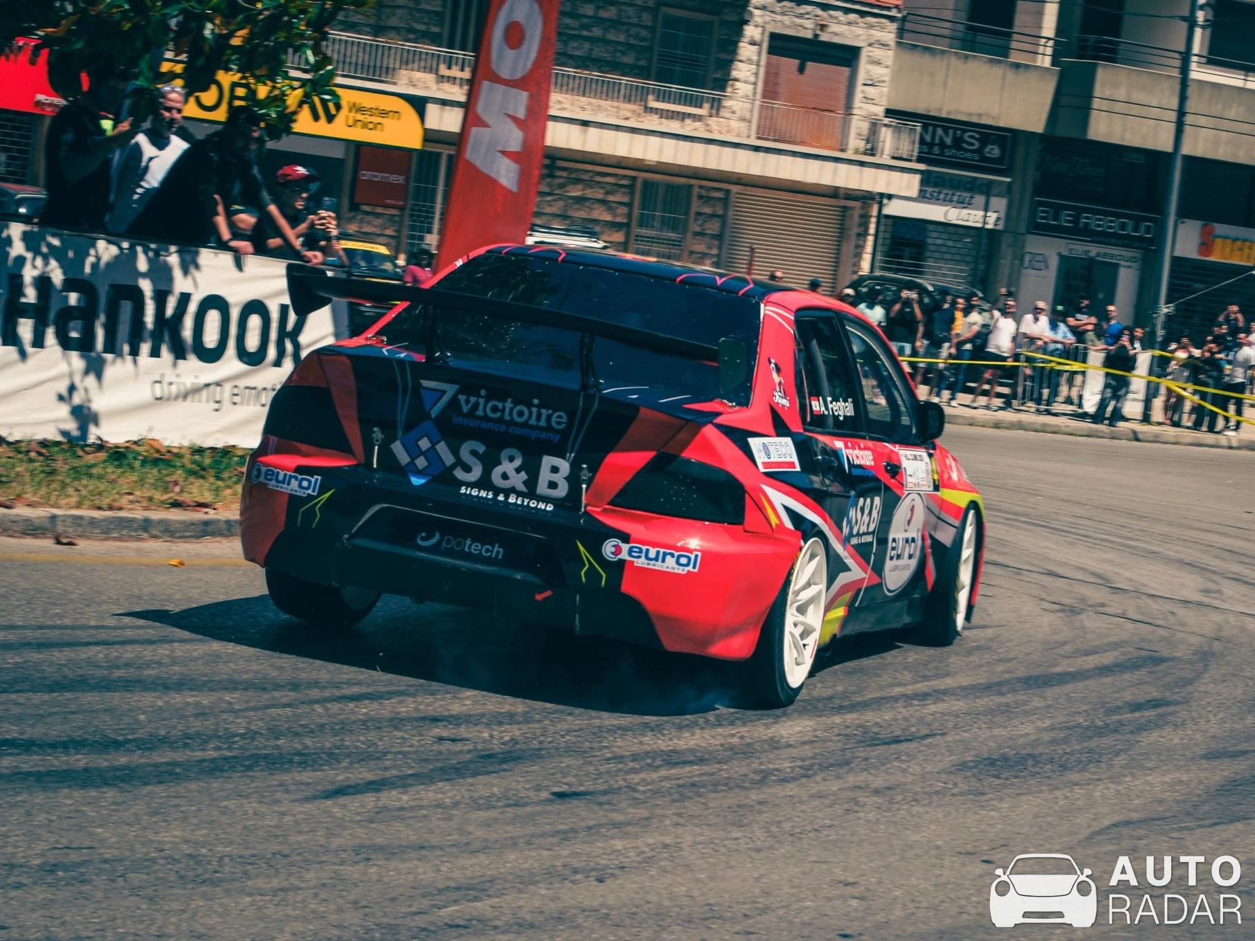 Mitsubishi Lancer Evolution VIII Rally spotted