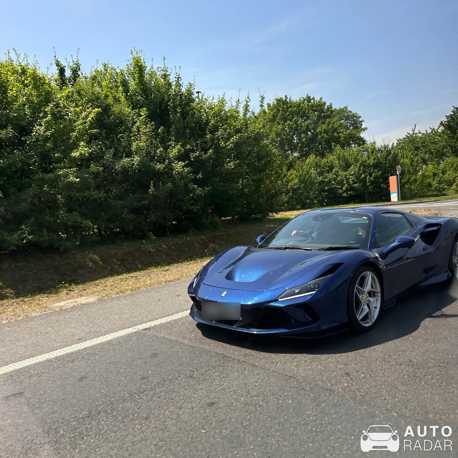 Ferrari F8 Tributo spotted in Fleury-sur-Orne