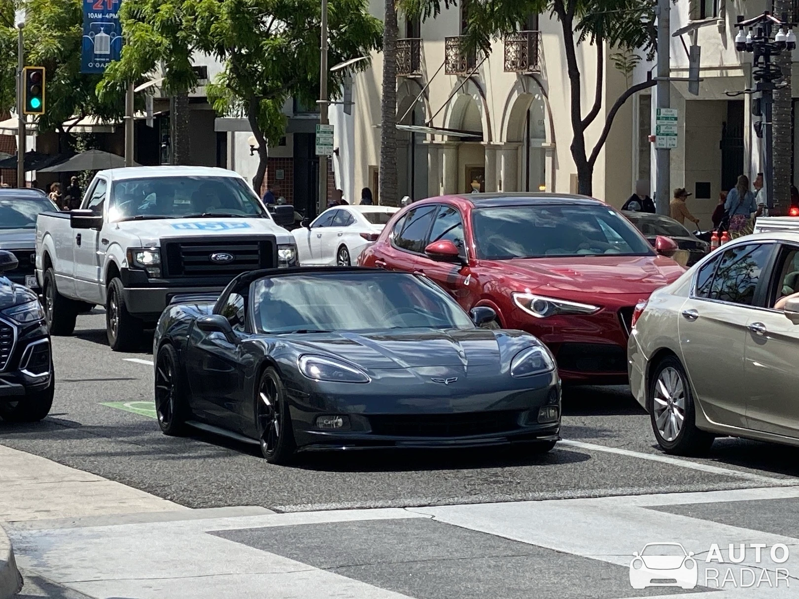Chevrolet Corvette C6 Grand Sport Convertible spotted in Beverly Hills