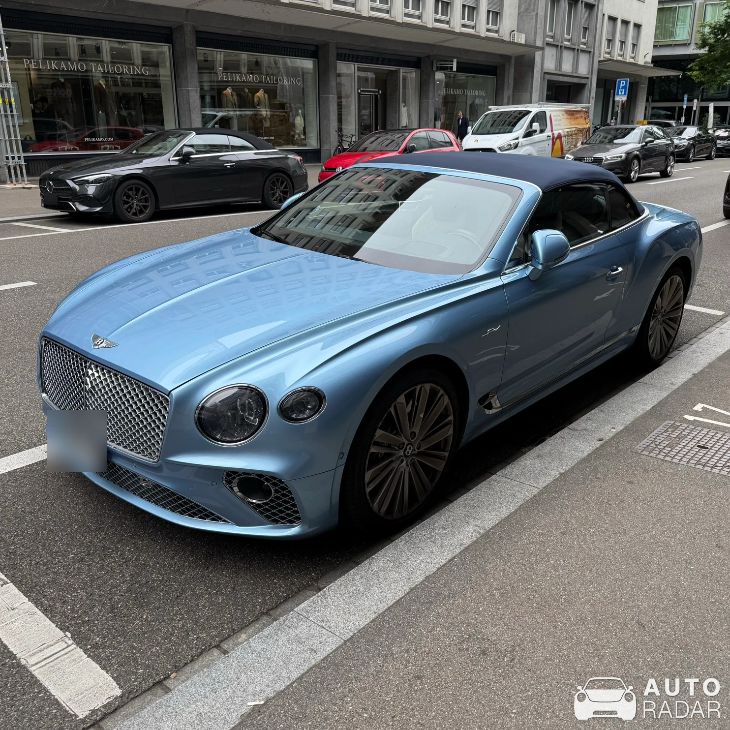 Bentley Continental GTC Speed spotted in Zürich