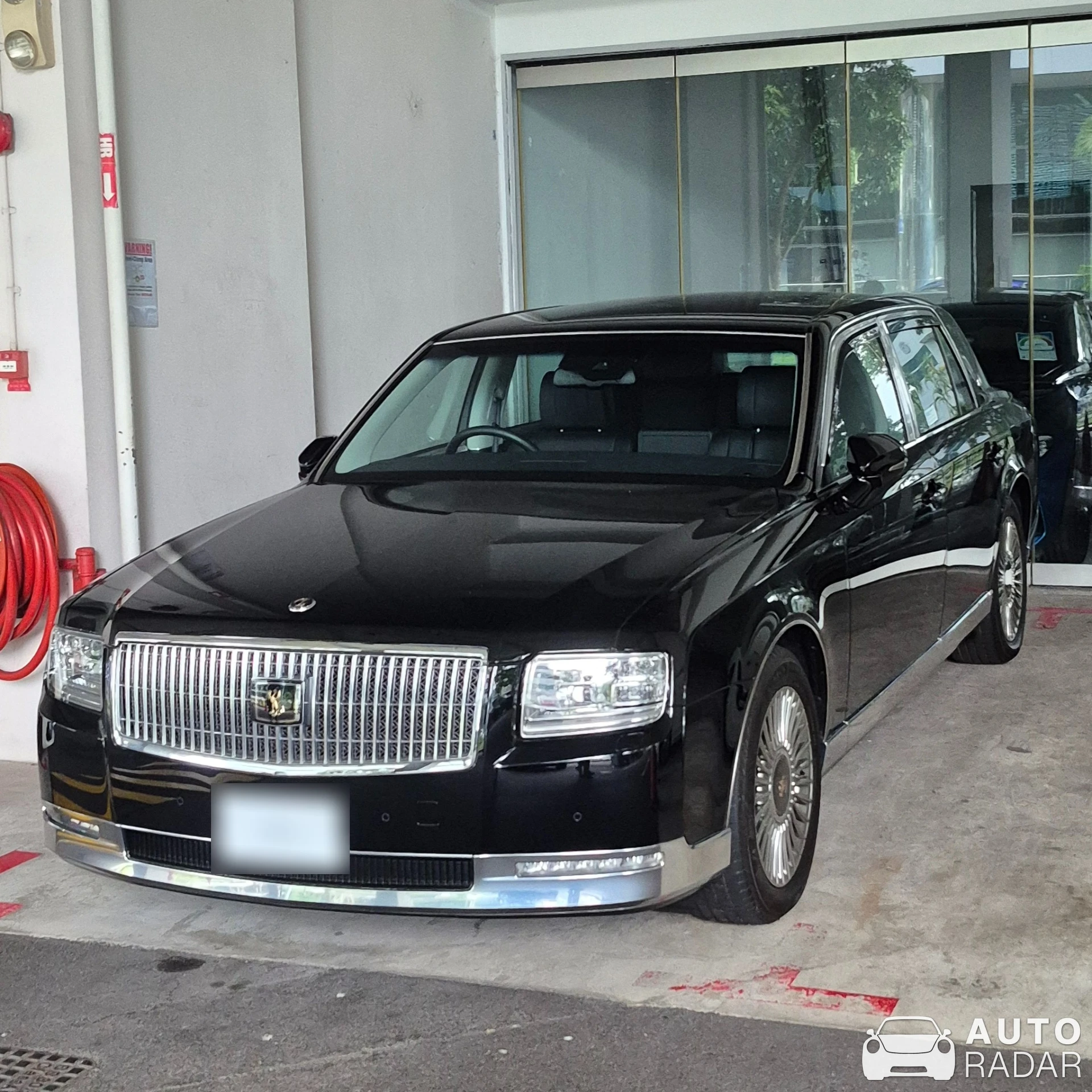 Toyota Century spotted in Singapore