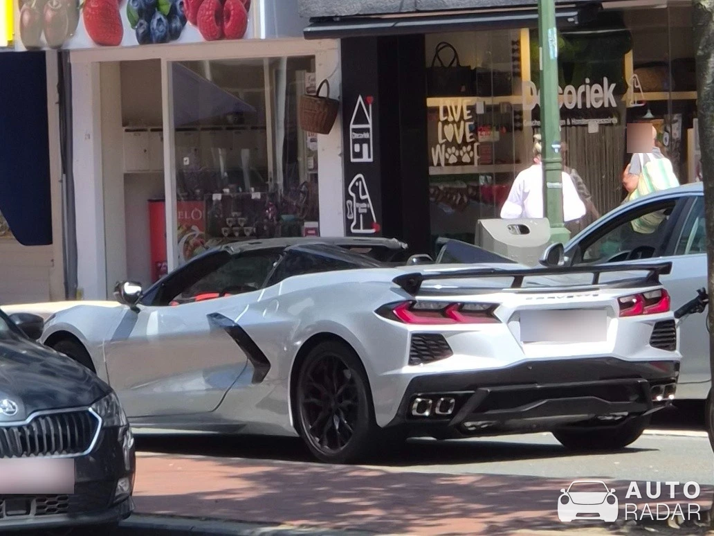 Chevrolet Corvette C8 Stingray Convertible spotted in Knokke-Heist