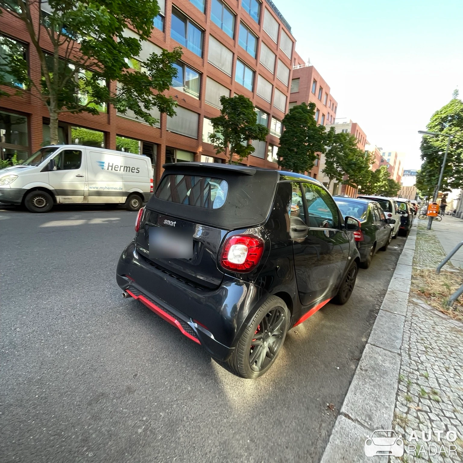 Smart Fortwo EQ Cabrio Brabus 92R spotted in Berlin