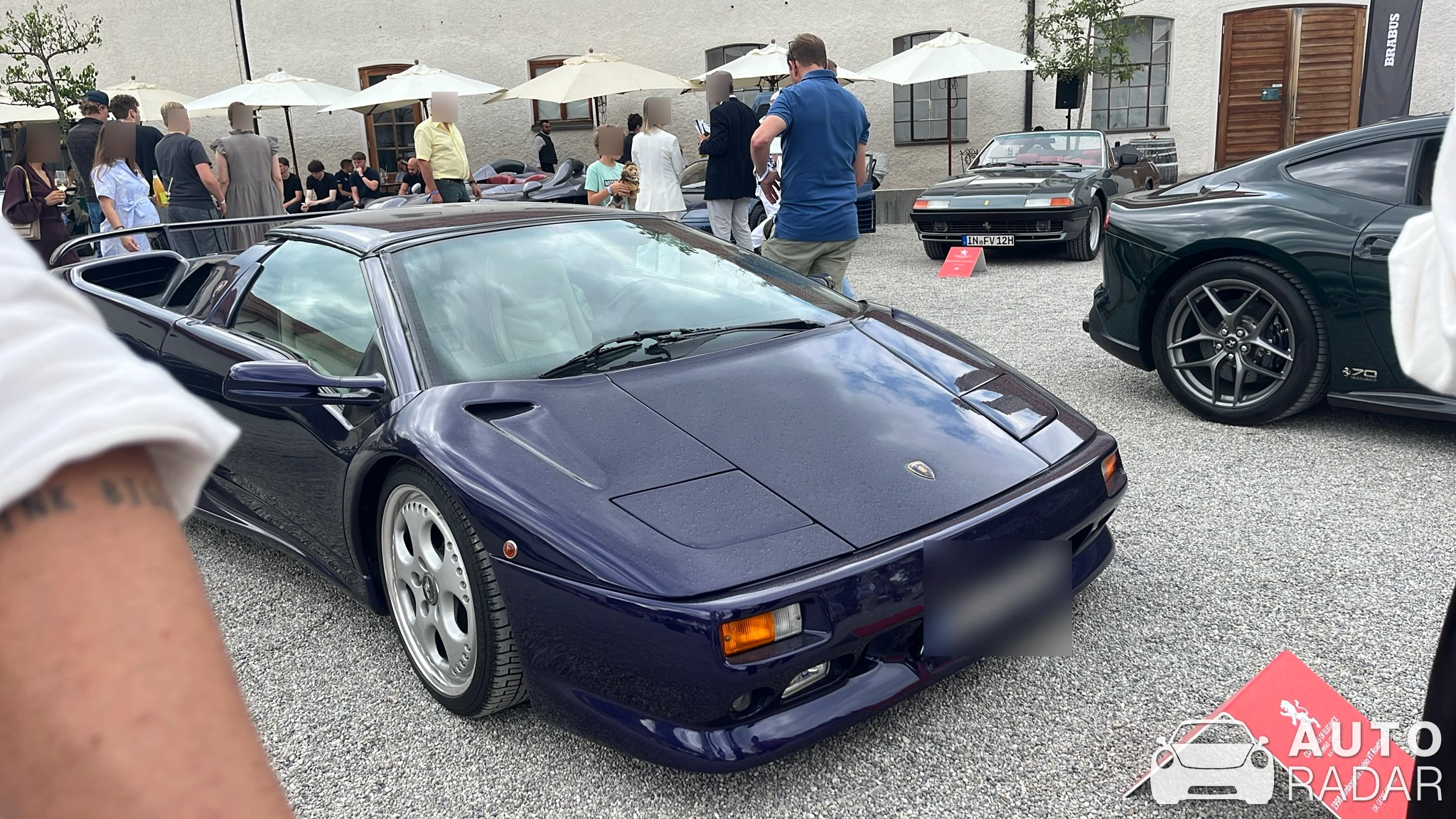 Lamborghini Diablo VT Roadster spotted in Gmund am Tegernsee