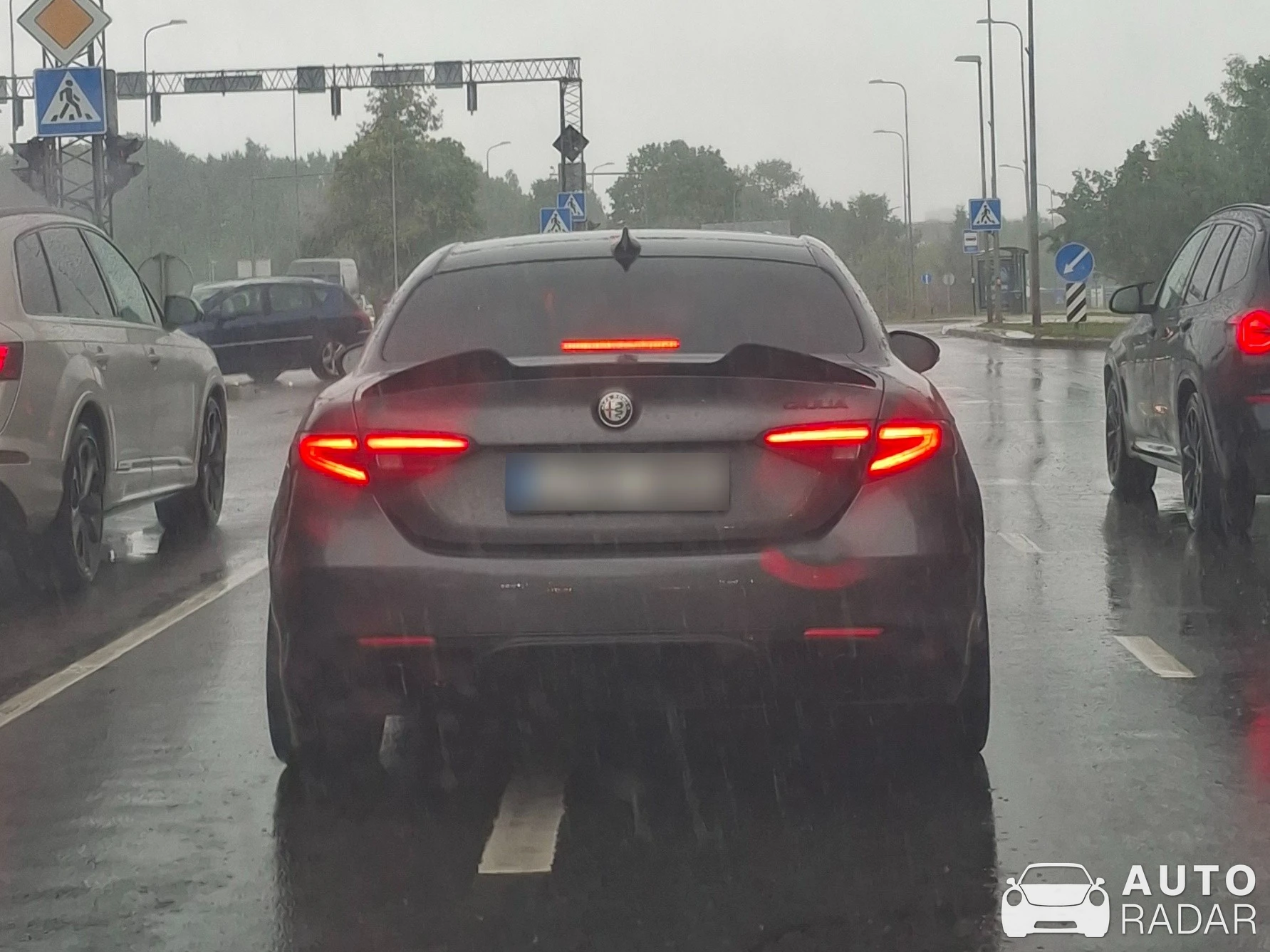 Alfa Romeo Giulia Quadrifoglio spotted in Vilnius