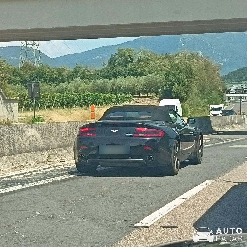 Aston Martin V8 Vantage spotted in Affi