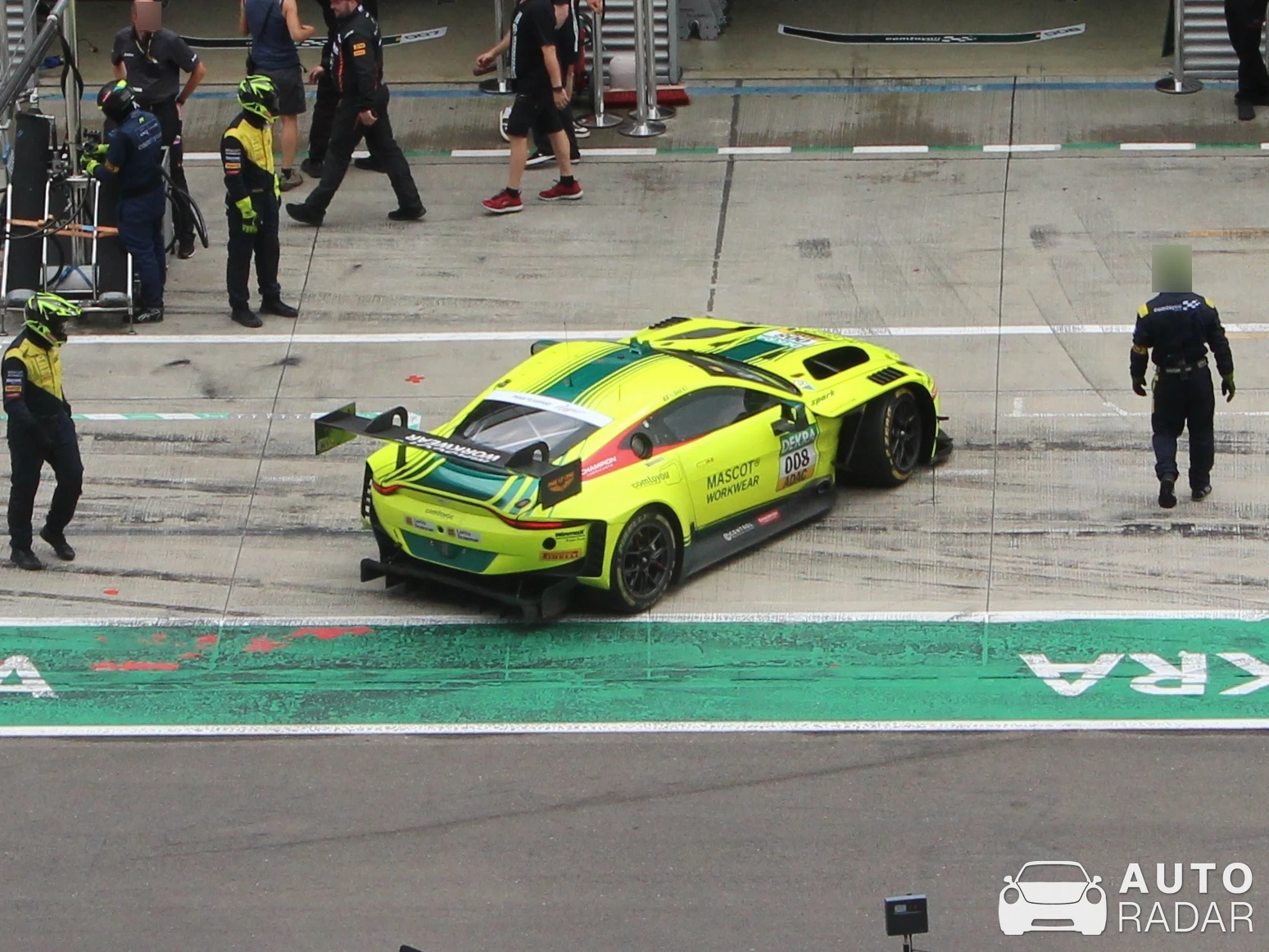 Aston Martin V8 Vantage GT3 spotted in Schipkau