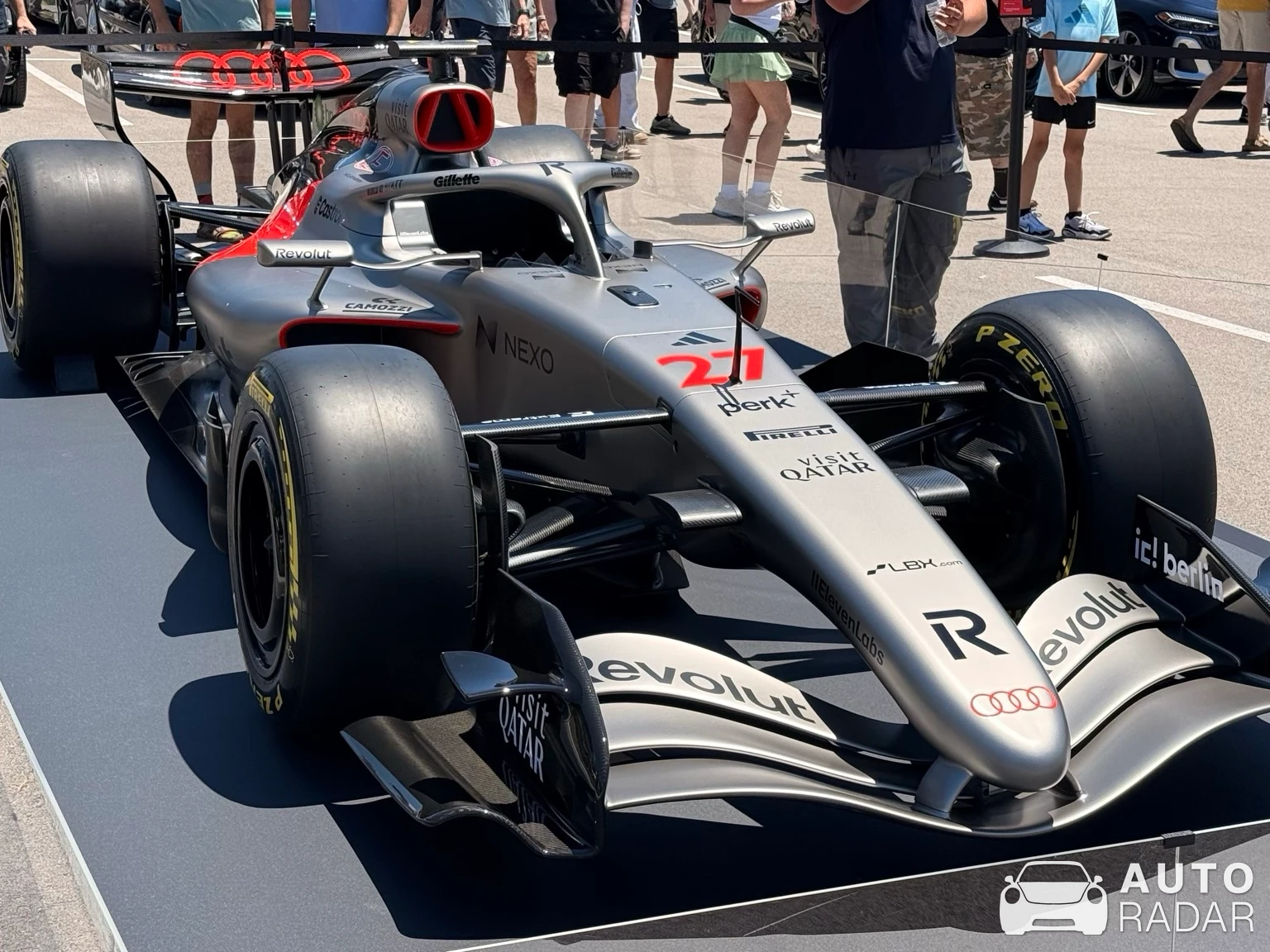 Audi R26 spotted in Chesterfield