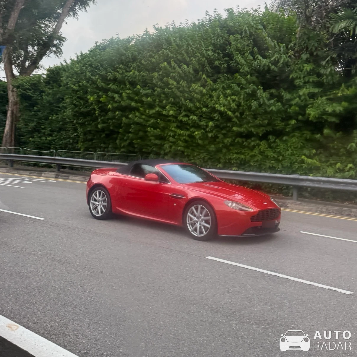 Aston Martin V8 Vantage Roadster spotted in Singapore