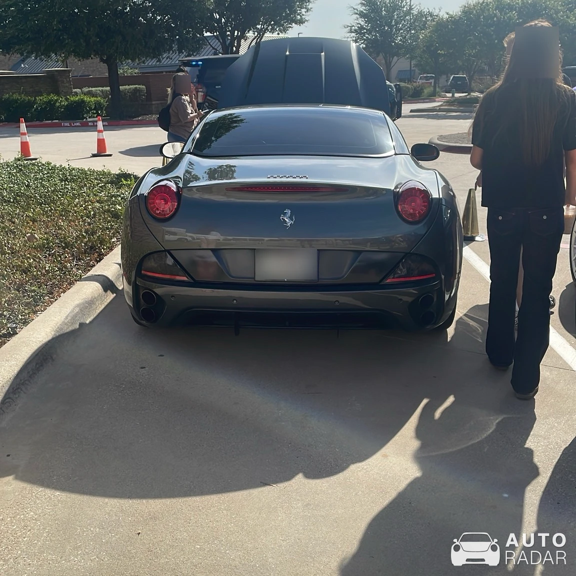 Ferrari California spotted in Fort Worth