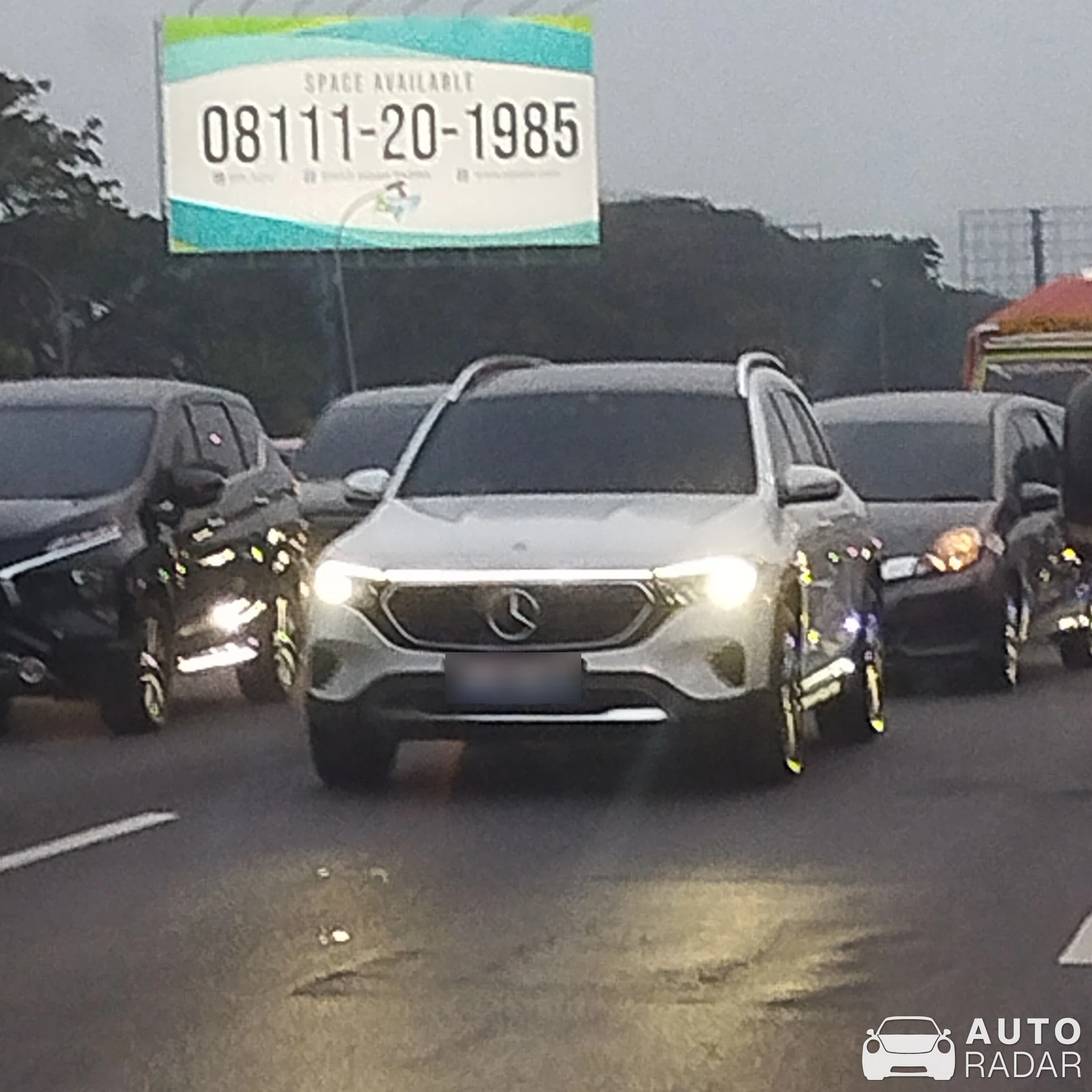 Mercedes-Benz EQB spotted in Tangerang