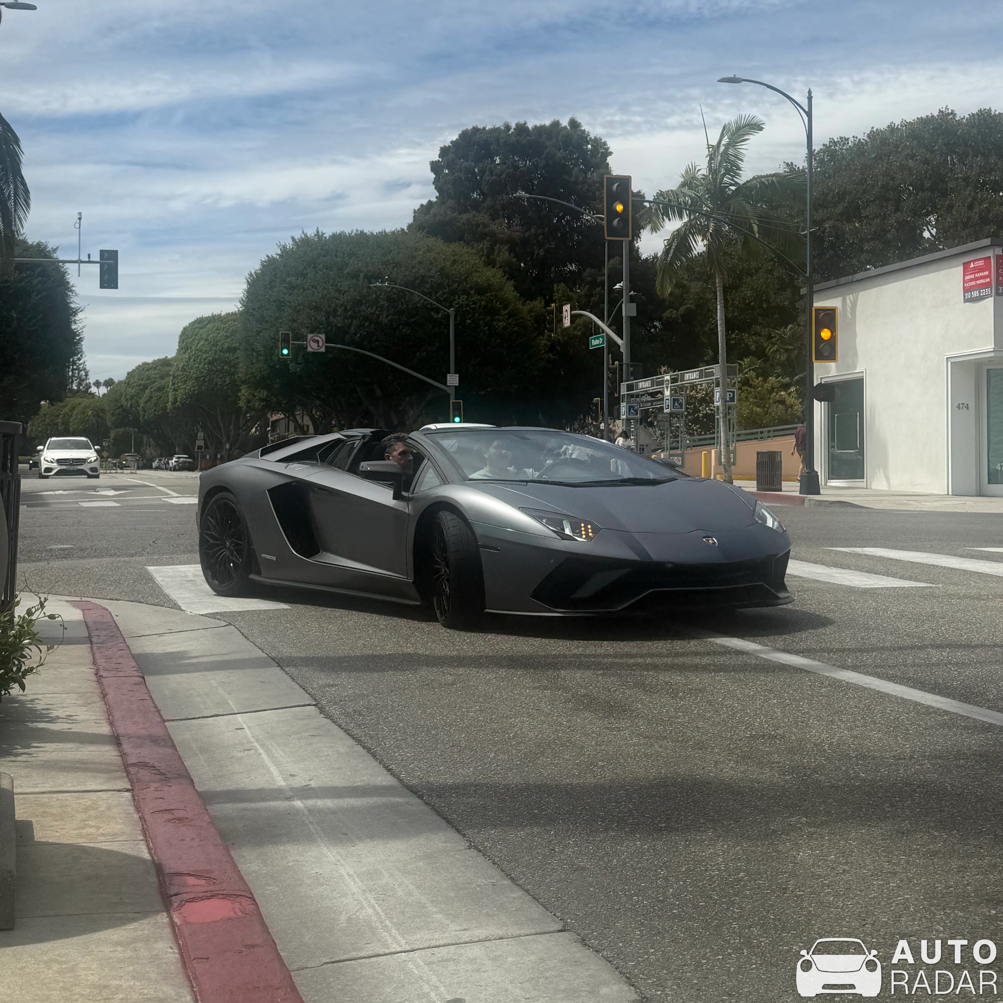 Lamborghini Aventador S LP740-4 Roadster spotted in Beverly Hills