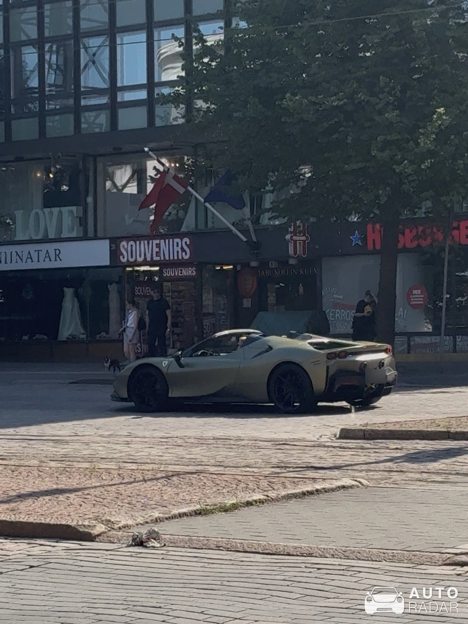 Ferrari SF90 Spider spotted in Helsinki