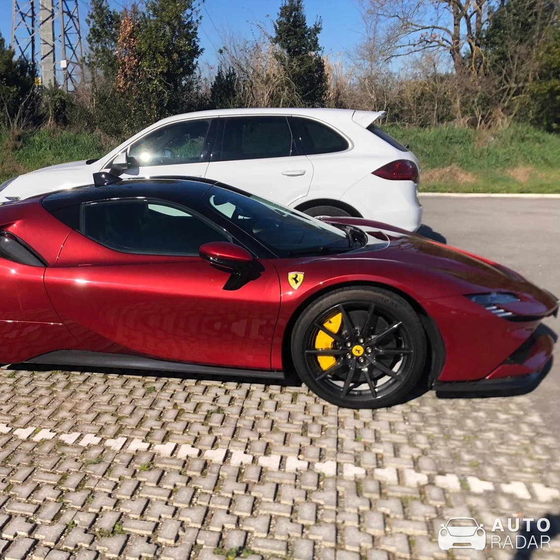 Ferrari SF90 Stradale spotted in Metropolitan City of Rome Capital, Italy