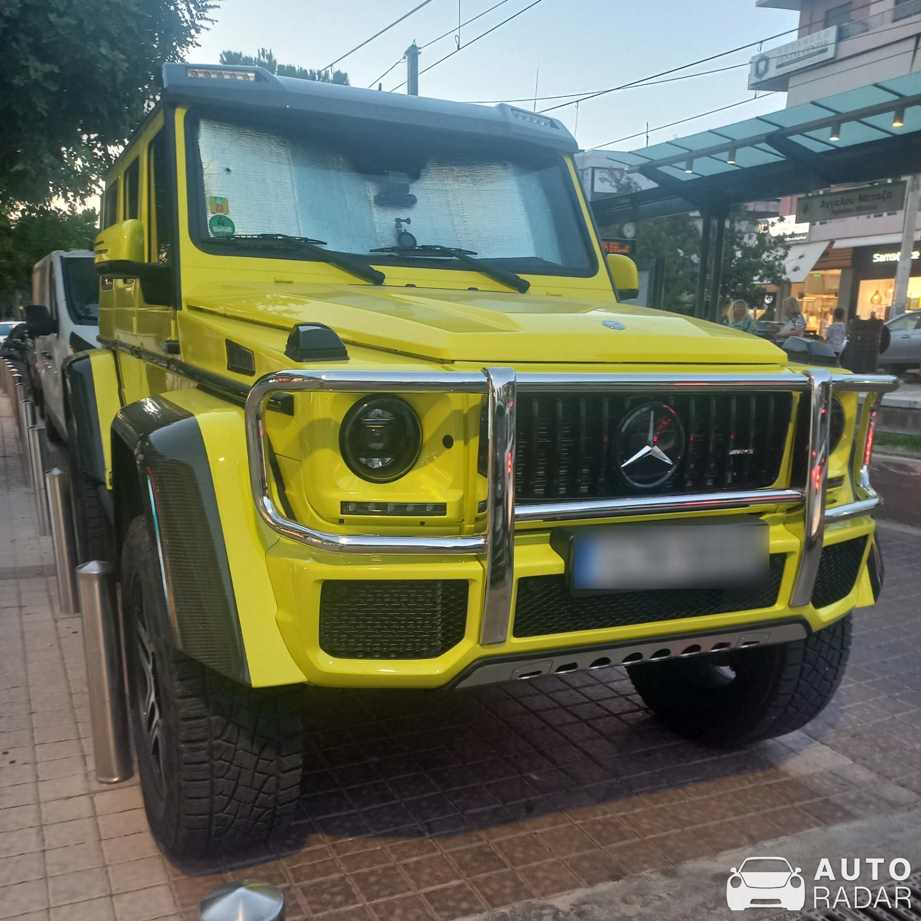 Mercedes-Benz G 500 4X4² spotted in Glyfada, Greece