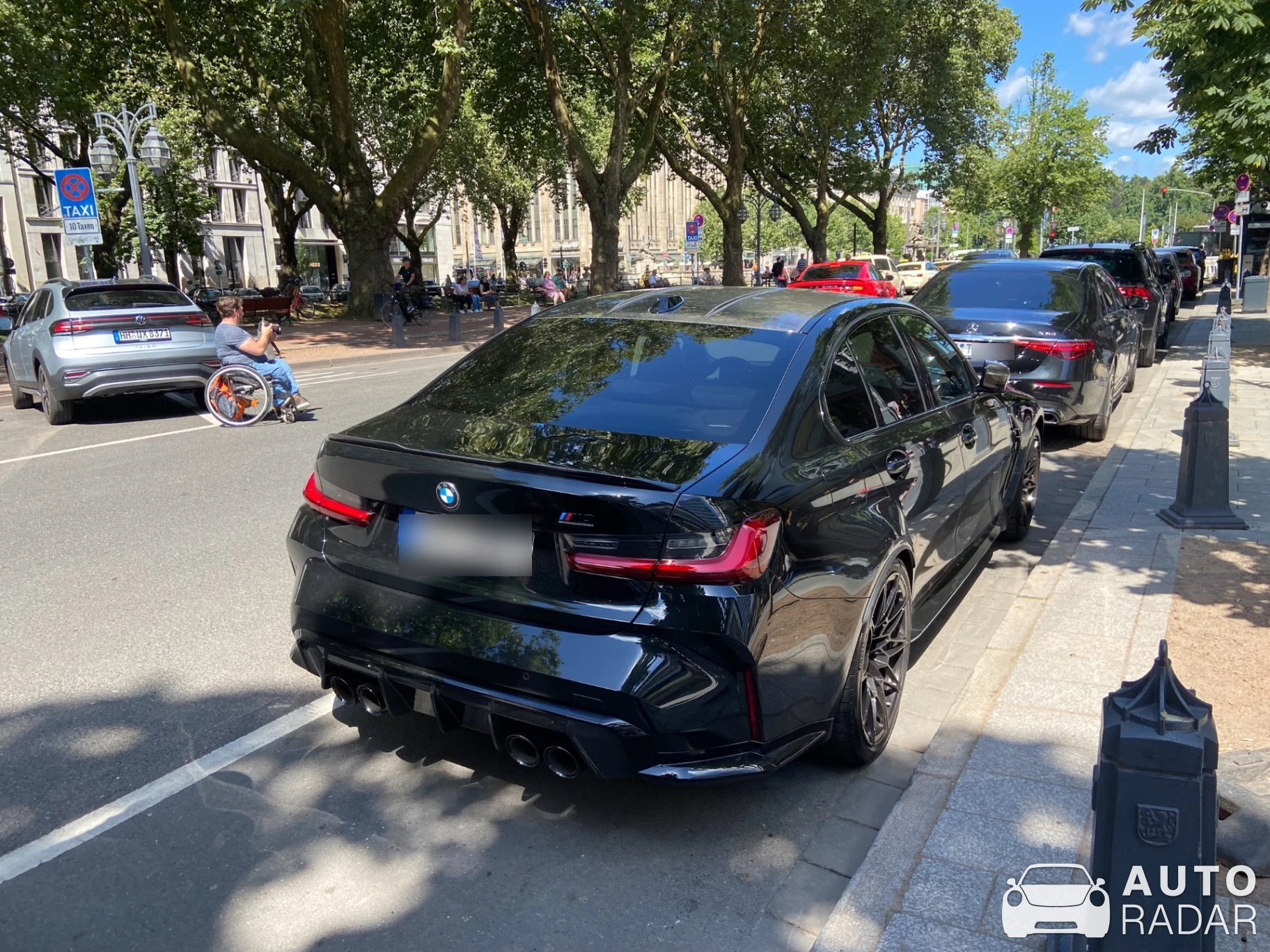 BMW M3 G80 Sedan Competition spotted in Düsseldorf, Germany
